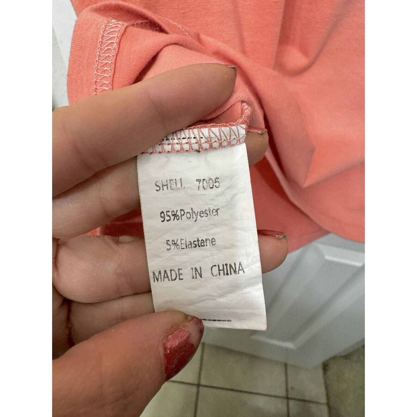 Other Women’s Coral /Pink Tee with Short Ruffle Trim Sleeves M Size M / US 6-8 / IT 42-44 - 6 Thumbnail