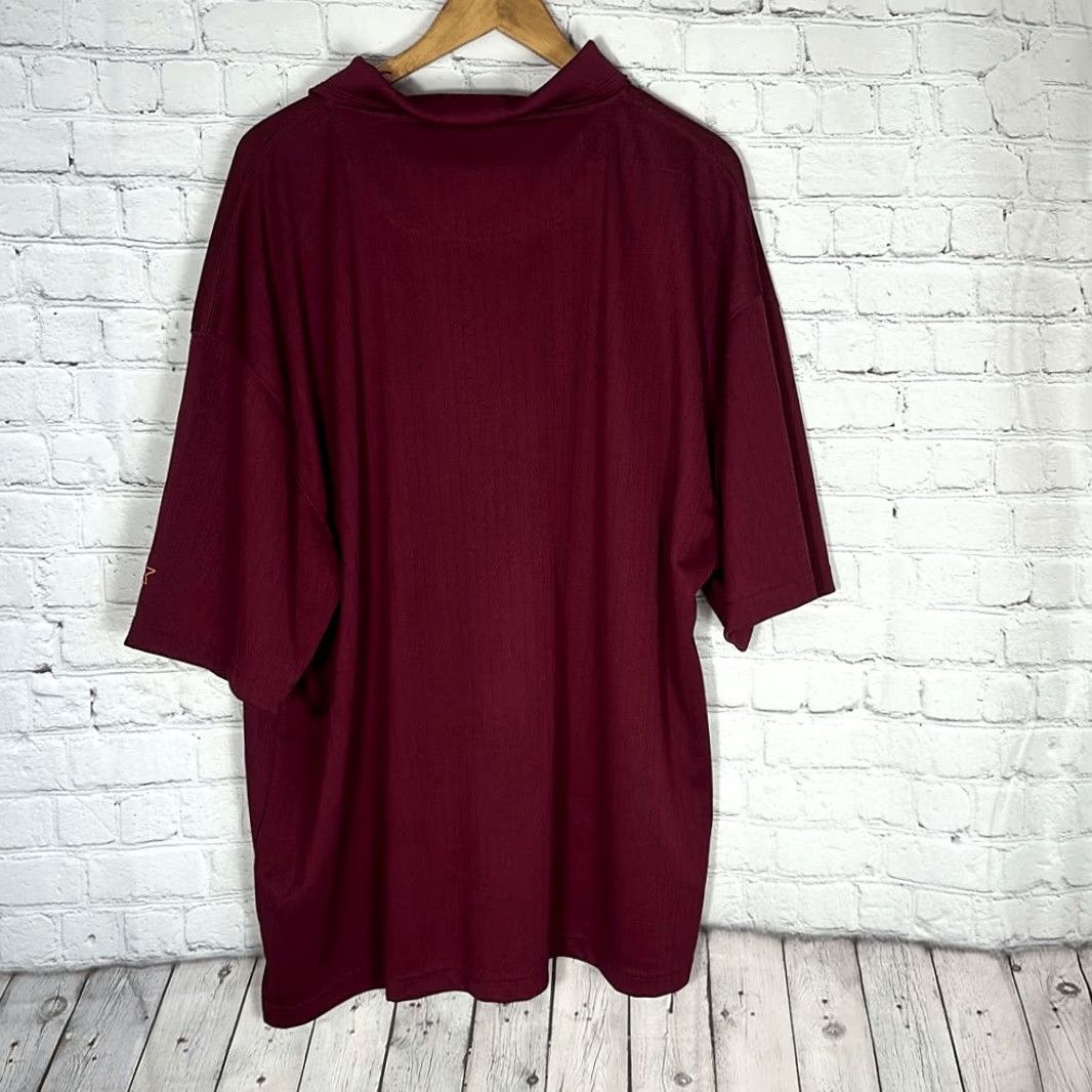 Starter Starter Team Polo Shirt 2XL Men Short Sleeve Burgundy Red College Polo Size US XXL / EU 58 / 5 - 4 Thumbnail