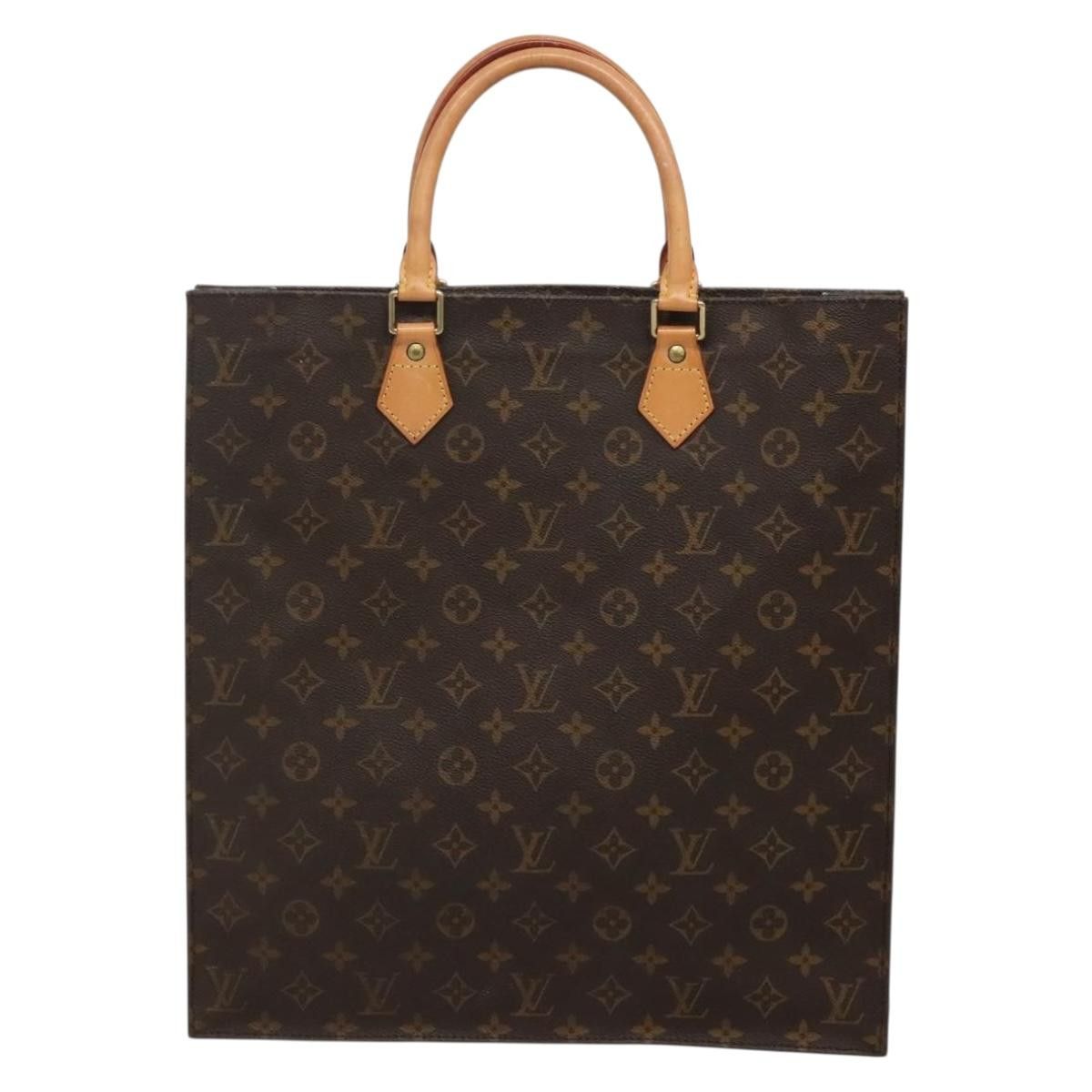 Louis Vuitton LOUIS VUITTON Monogram Sac Plat Hand Bag M51140 Size ONE SIZE - 2 Thumbnail