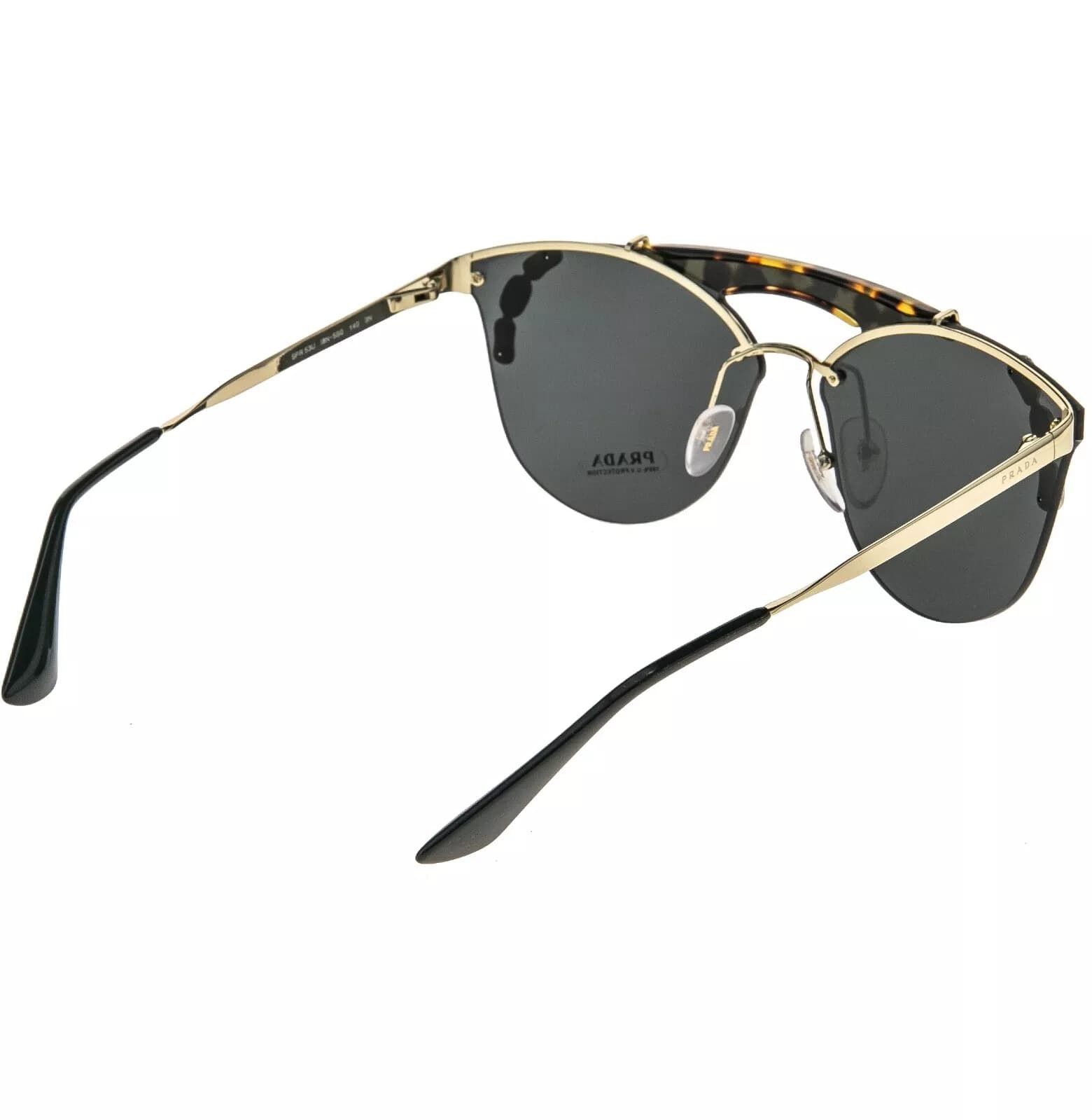 Prada PRADA ORNATE Gold Black Fashion Sunglasses 53U PR53US 53US Size ONE SIZE - 2 Thumbnail