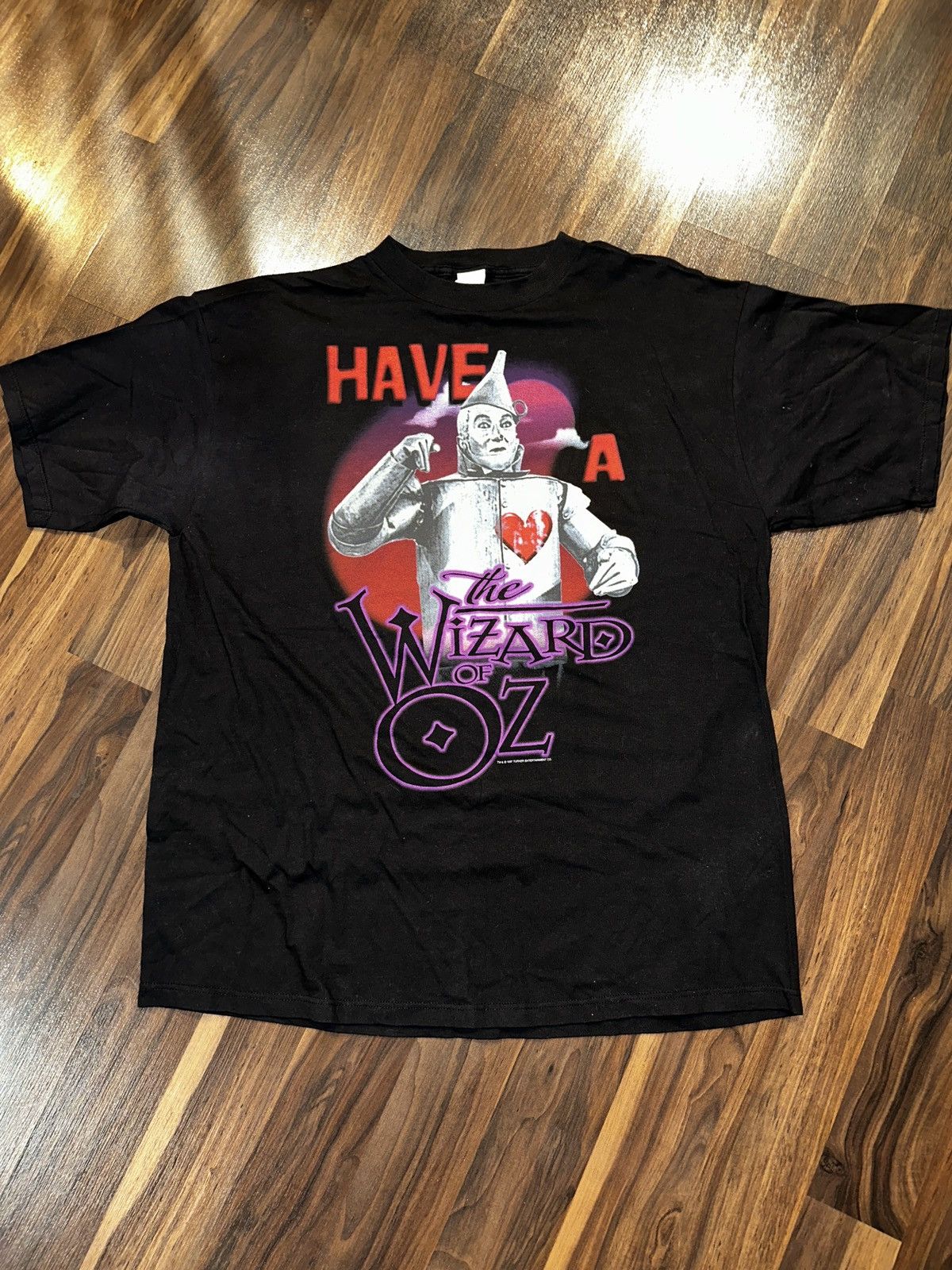 Vintage RARE Vtg 1997 MGM Grand: Wizard Of OZ Tinman Tee 2XL Size US XXL / EU 58 / 5 - 1 Thumbnail