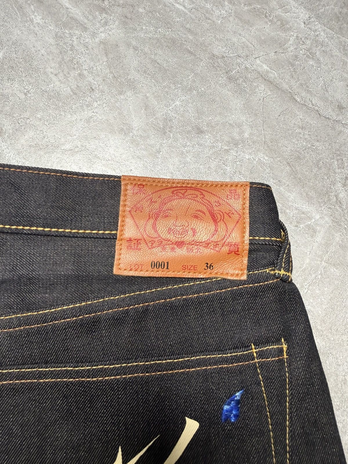 Evisu Evisu Lot.0001 Japanese Writing & Embroidery Details on Pckt Size US 36 / EU 52 - 4 Thumbnail