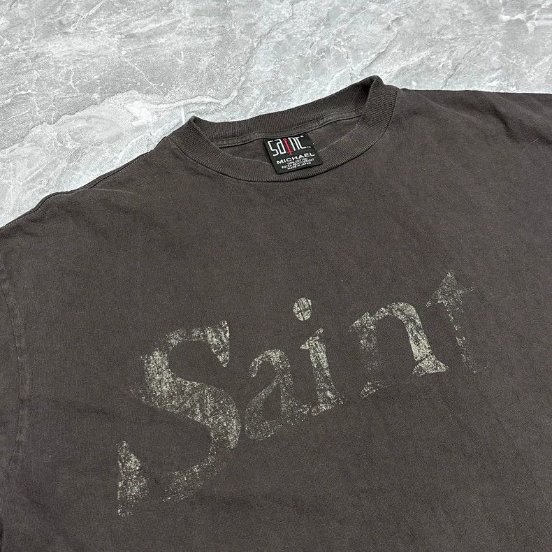 Saint Michael Saint Michael Out of print washed black God Bible short sl Size US S / EU 44-46 / 1 - 3 Thumbnail