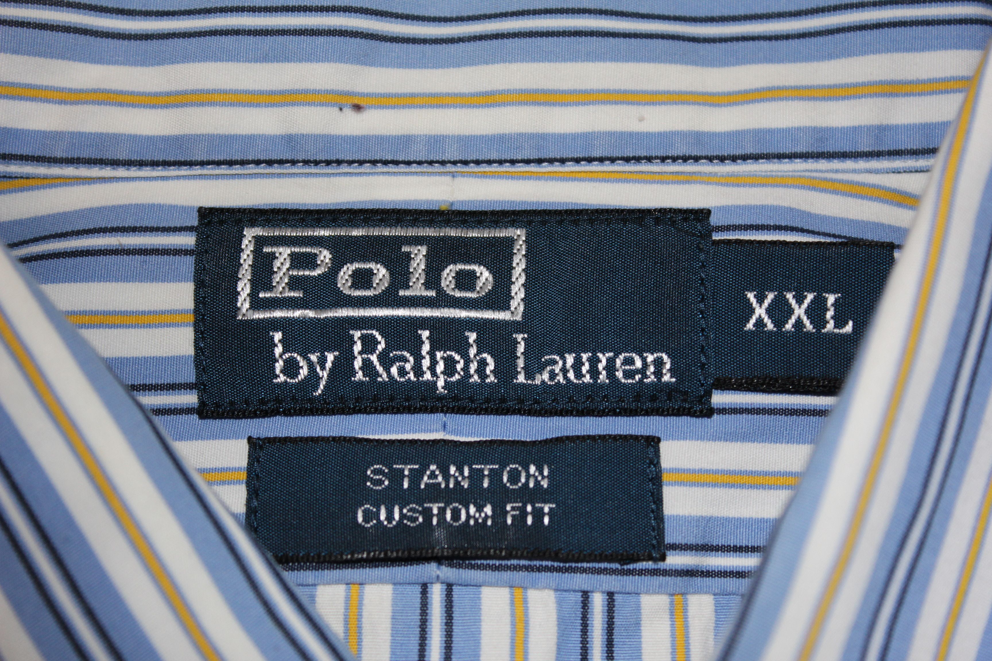 Polo Ralph Lauren Men's RALPH LAUREN Vintage Striped Shirt Top Size 2XL Size US XXL / EU 58 / 5 - 8 Thumbnail