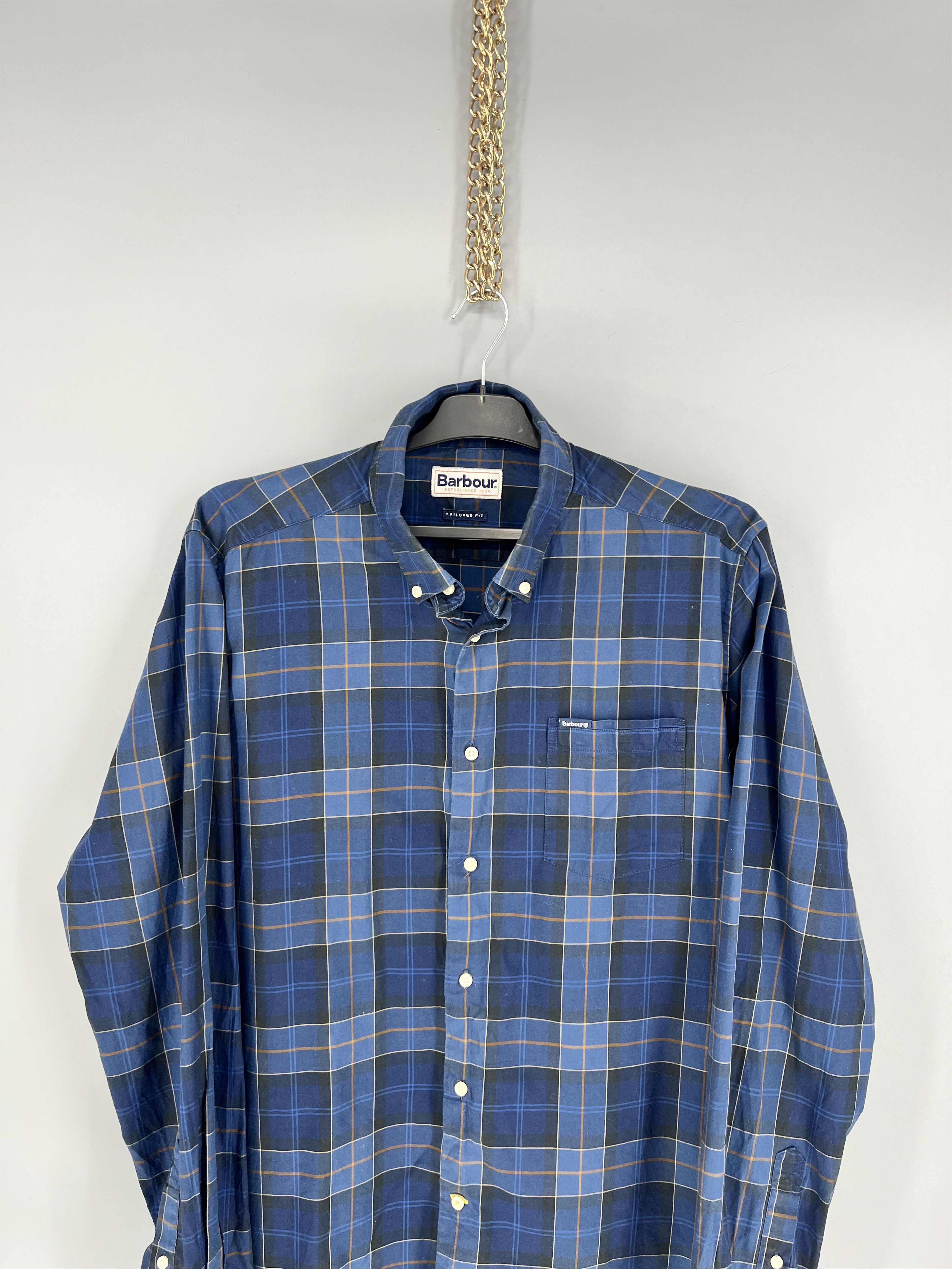 Barbour Vintage Barbour Plaid Blake Cotton Flannel Casual Size US L / EU 52-54 / 3 - 6 Thumbnail