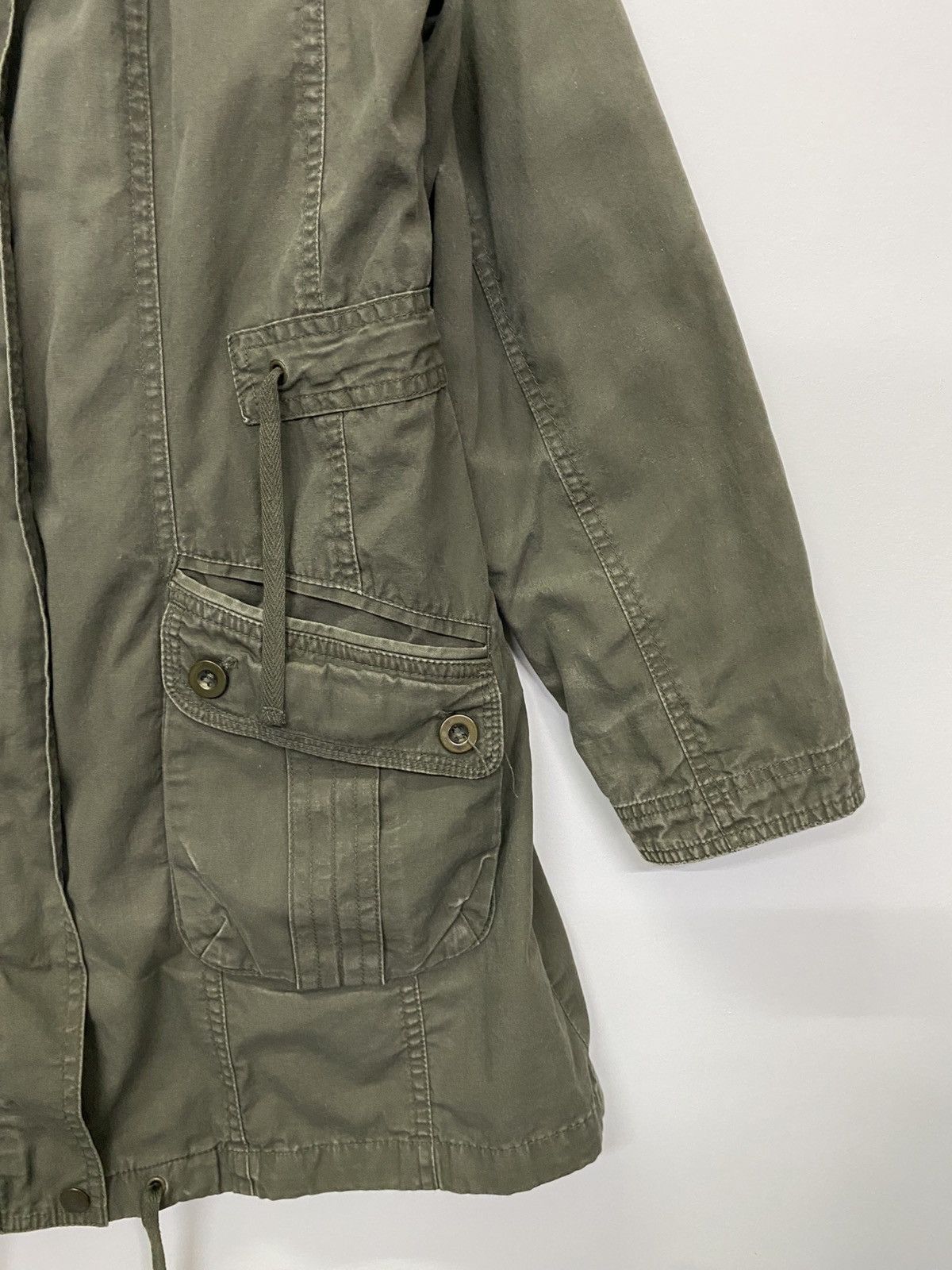 Japanese Brand Japanese Brand Clef De Sol Parka Fur Collar Jacket Size L / US 10 / IT 46 - 4 Thumbnail