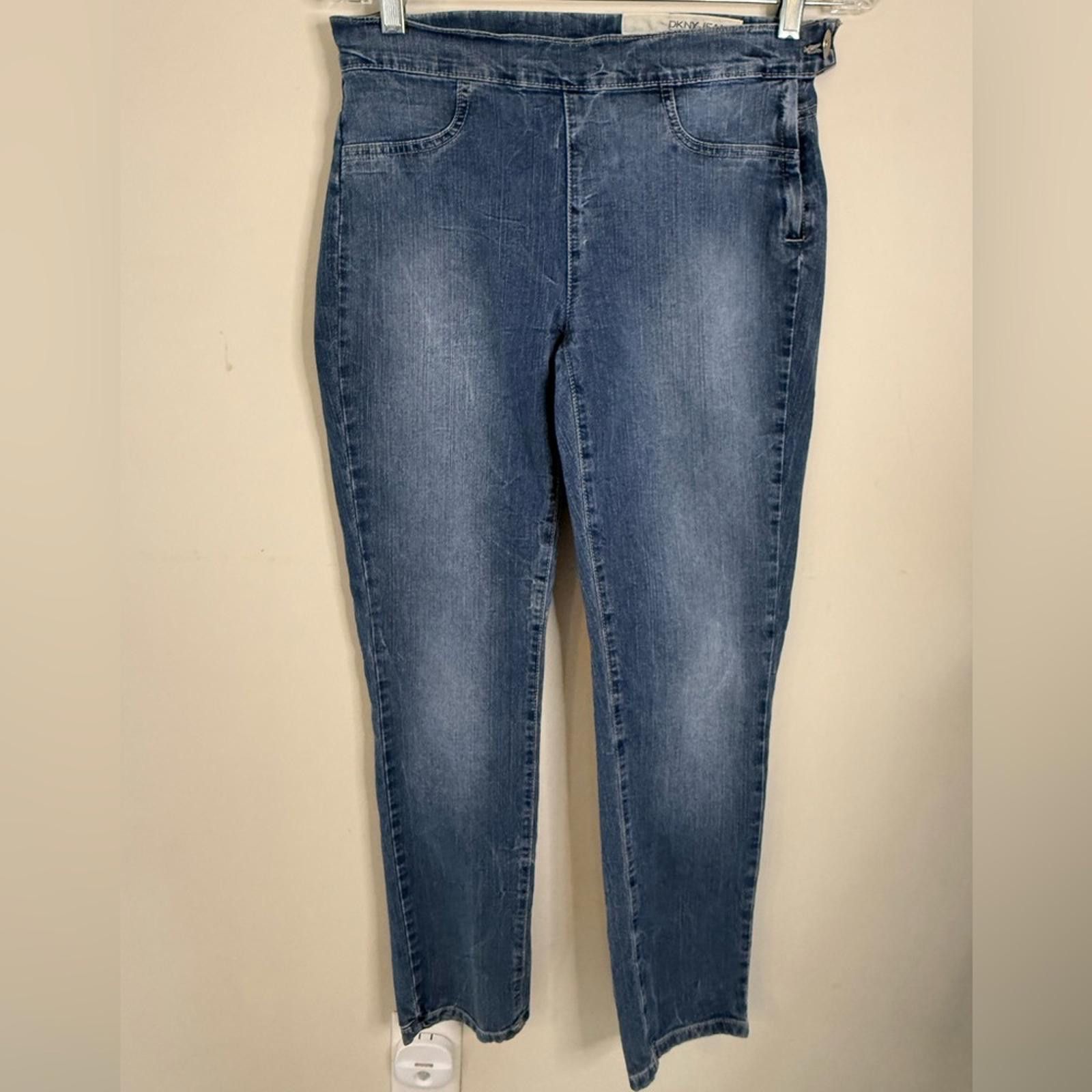 DKNY DKNY retro faux pocket tapered ankle jeans SZ 8 Size 30" / US 8 / IT 44 - 1 Thumbnail