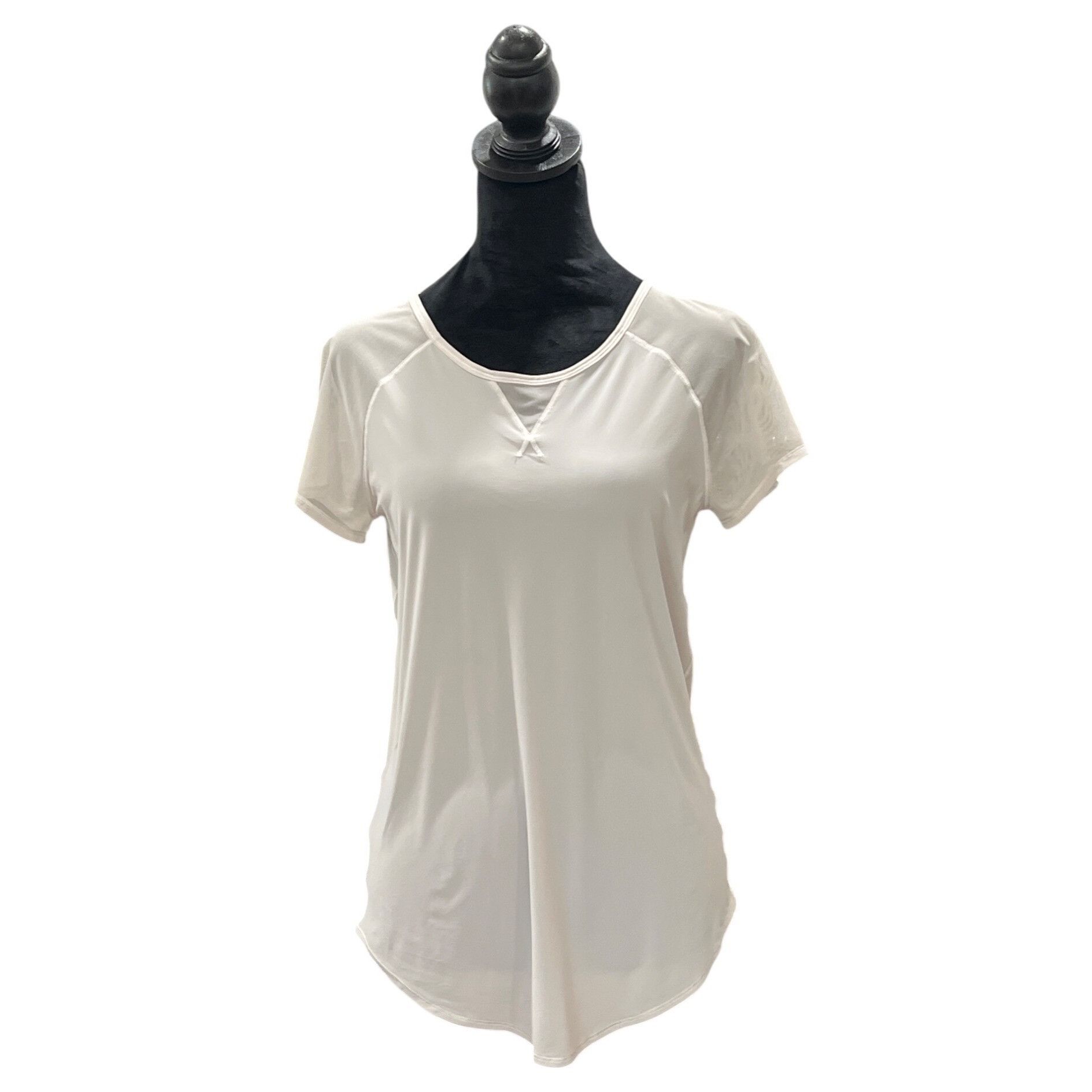 Lululemon Lululemon Mix & Mesh Short Sleeve Tee Size SmallWhite Size S / US 4 / IT 40 - 2 Thumbnail