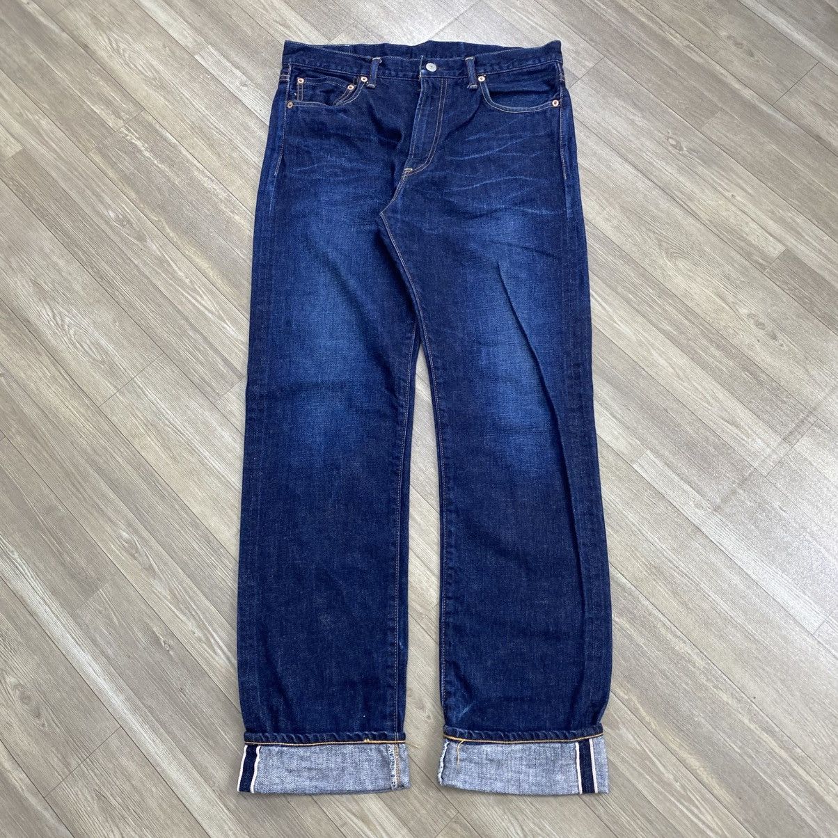 Japanese Brand Blue Paint Overalls Japan Selvedge Raw Denim Pants Size US 30 / EU 46 - 1 Thumbnail