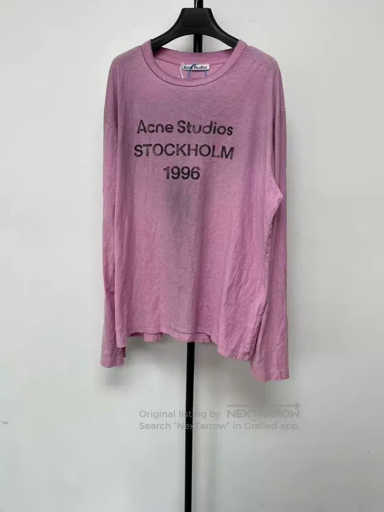 Acne Studios Acne Studios Vintage Faded 1996 Letter Print Loose Off Sho Size US L / EU 52-54 / 3 - 1 Thumbnail