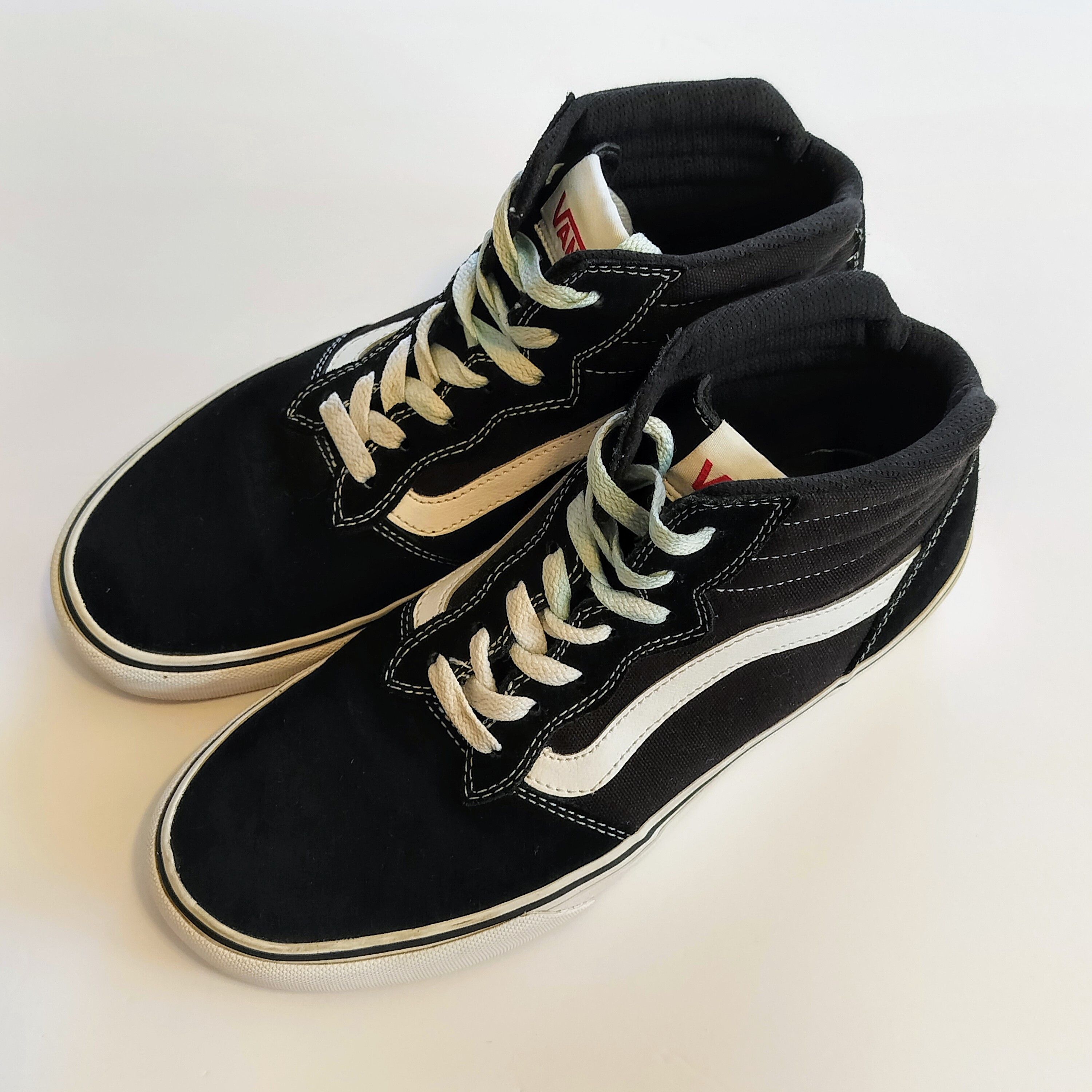 Vans Vans 721454 Sk8 Hi High Top Black Shoes Men's US 8 Size US 8 / EU 41 - 2 Thumbnail