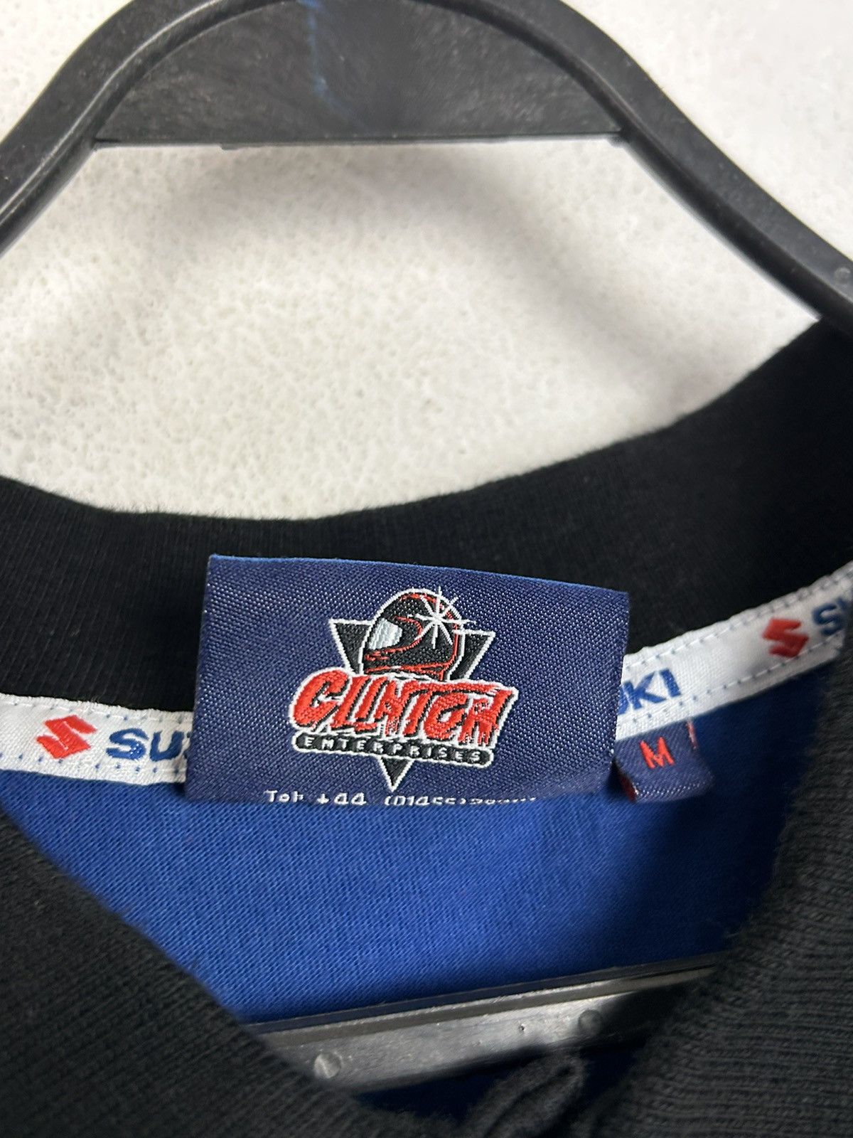 Vintage 00s Vintage Team Suzuki R GSX Clinton Racing Polo Shirt Size US M / EU 48-50 / 2 - 9 Thumbnail