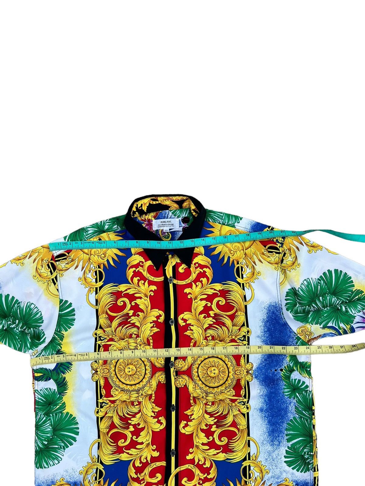 Vintage Vintage 90s RORE POP Japan Miami Baroque Shirt Size US L / EU 52-54 / 3 - 3 Thumbnail