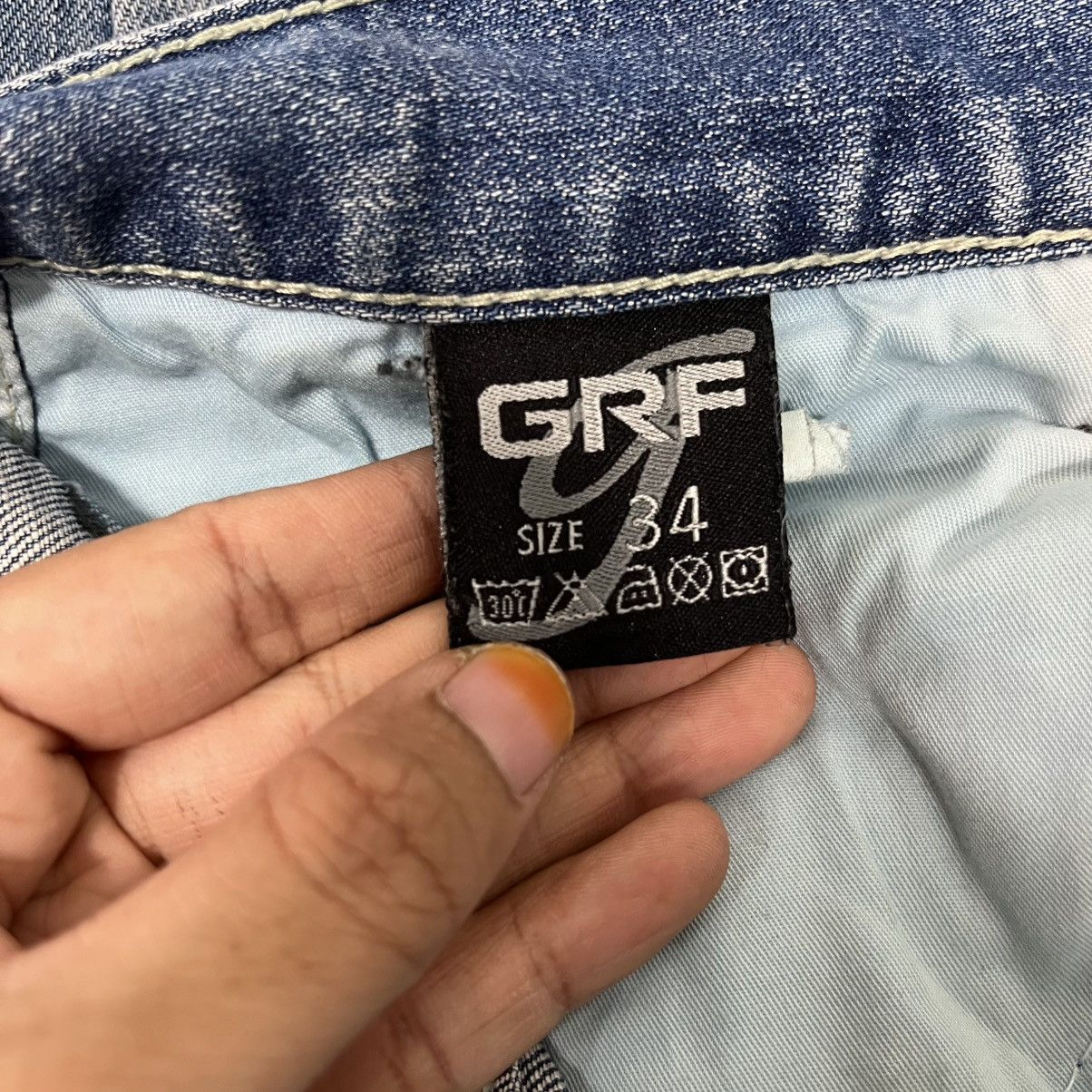 Other Vintage GRF Distressed Denim Jeans Size US 34 / EU 50 - 20 Thumbnail