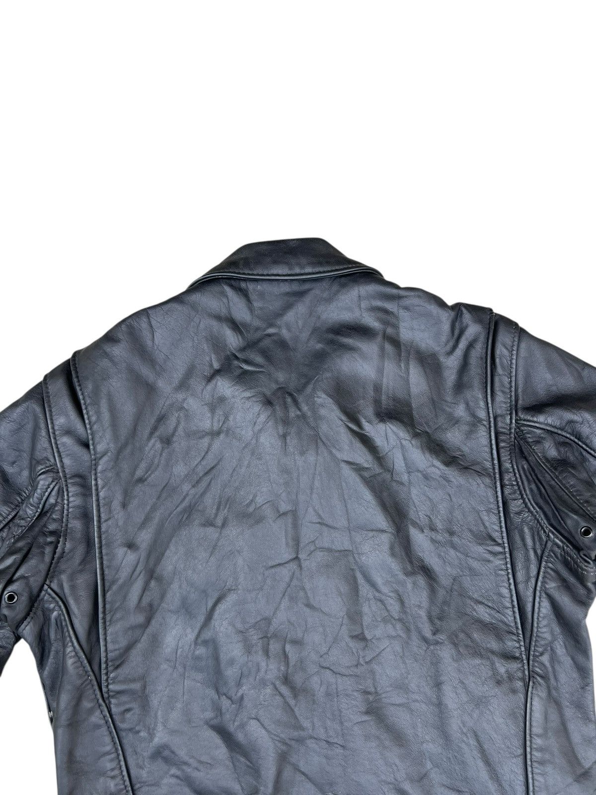 Schott Vintage 80s Schott 642 Distress Patina Leather Rider Jacket Size US S / EU 44-46 / 1 - 18 Thumbnail