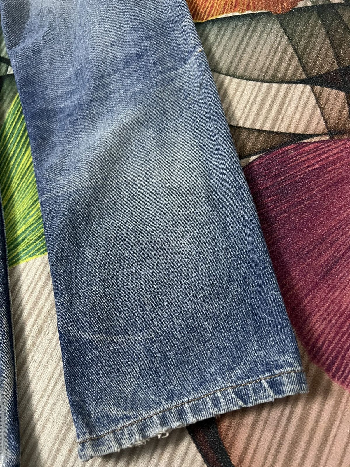 Levi's 1993 Vintage Levis 510 USA Distressed Blue Jean Size US 28 / EU 44 - 11 Thumbnail
