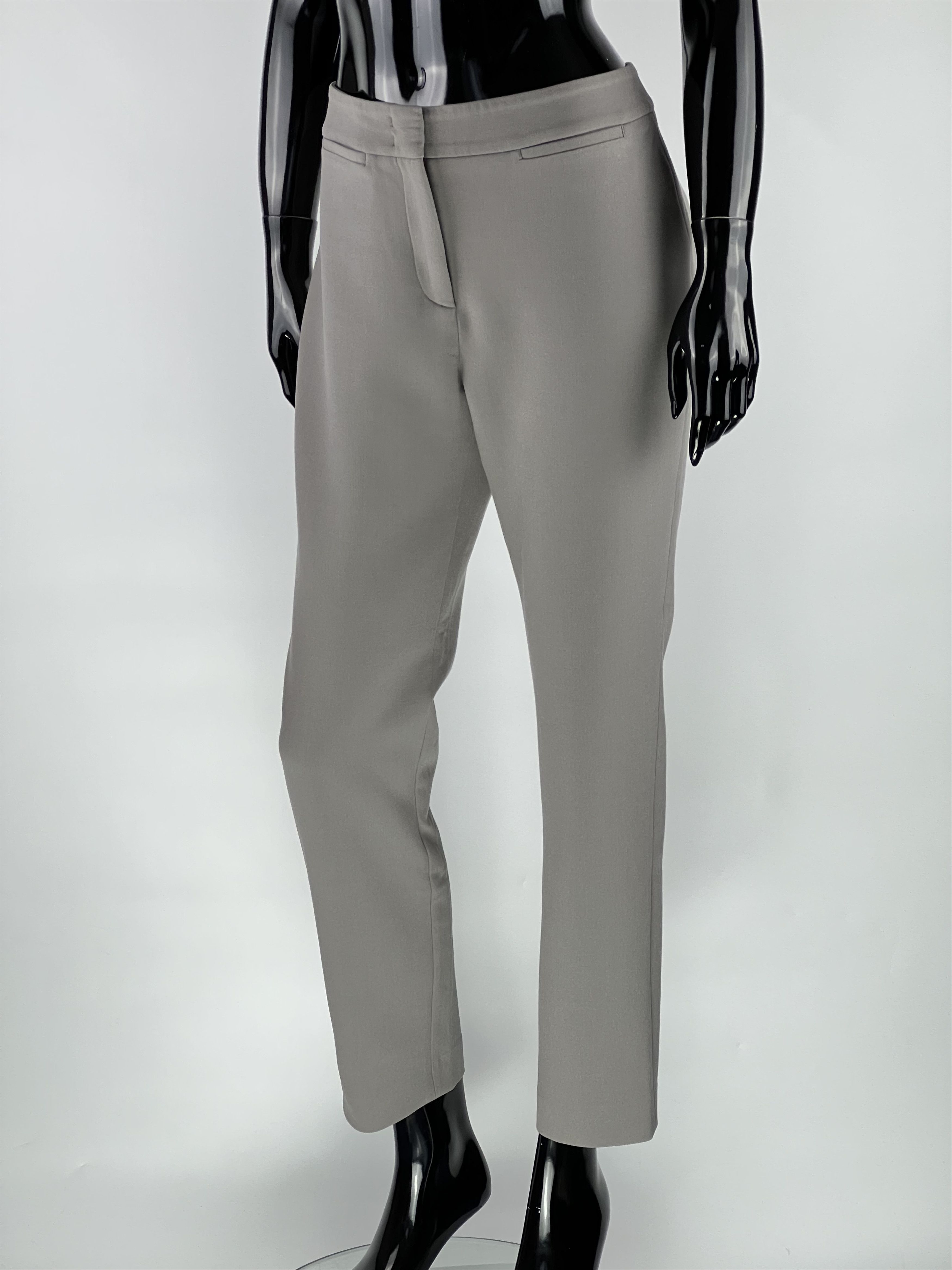 Peserico Peserico Women's Gray Pants Size IT44 Size 30" / US 8 / IT 44 - 1 Thumbnail