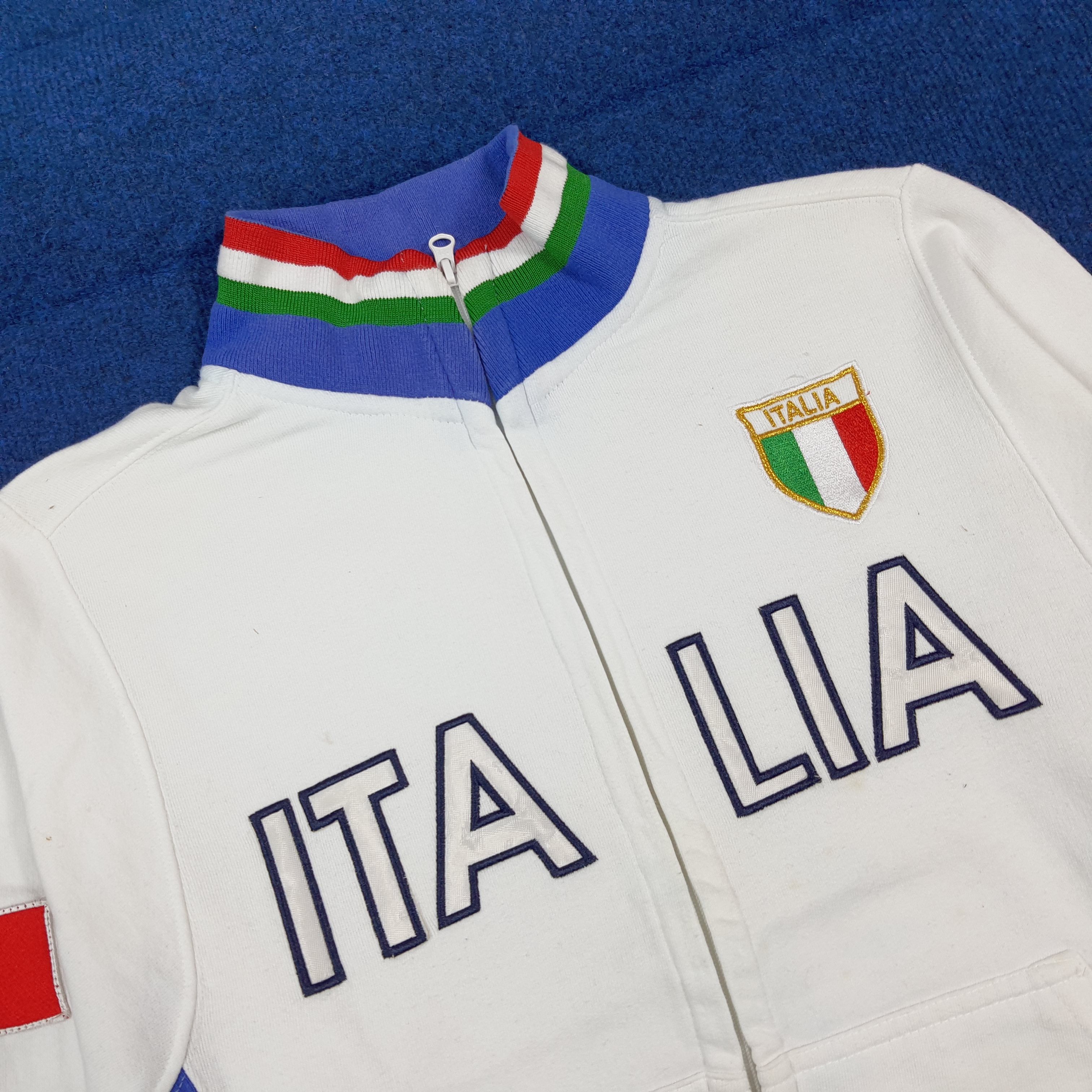 Vintage Vintage 90s Italy National Team Track Jacket Italia C295N26 Size US S / EU 44-46 / 1 - 2 Thumbnail