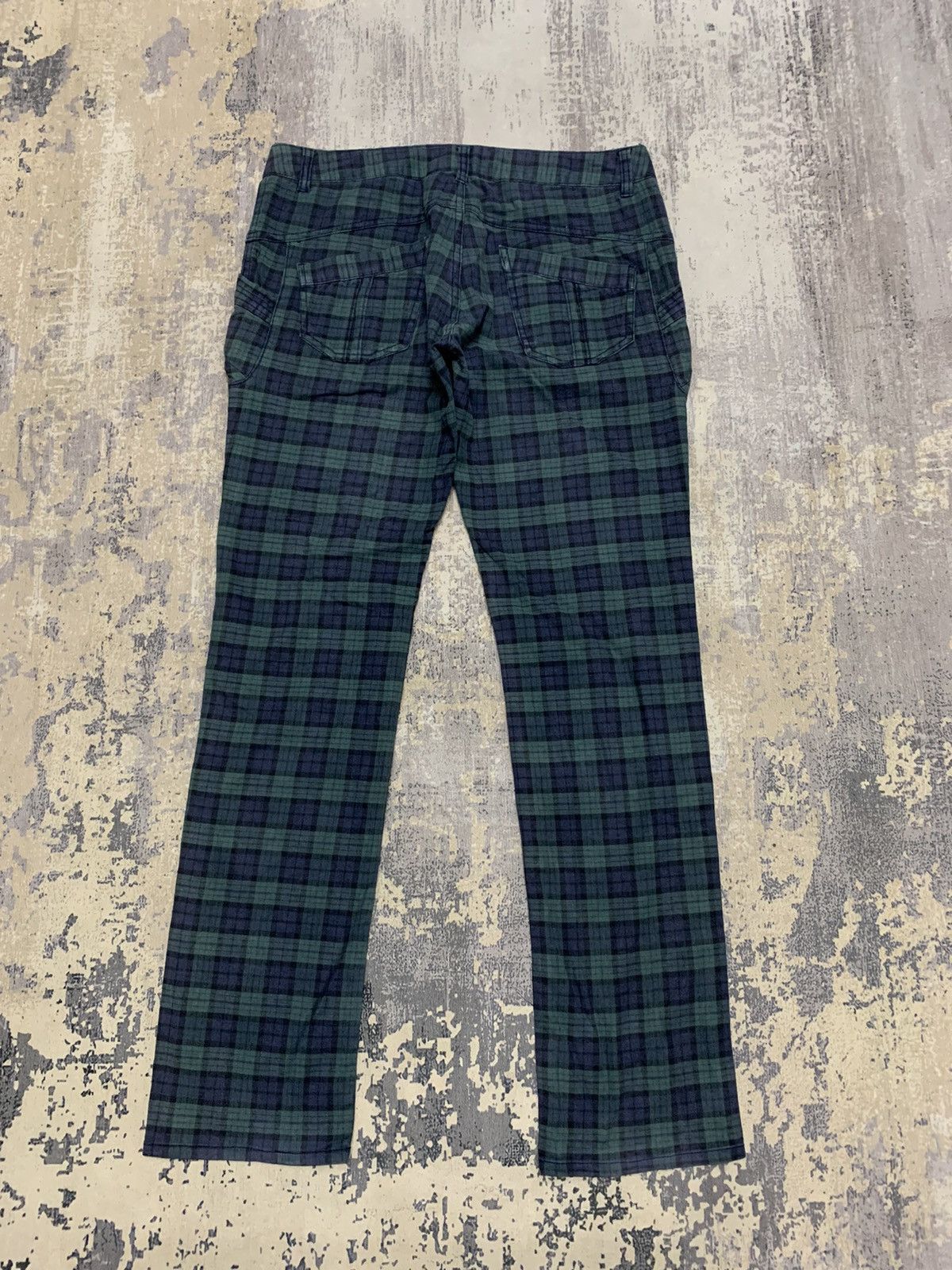 Japanese Brand Japanese Brand Masaki Matsushima Green Checkered Pant Size US 32 / EU 48 - 10 Thumbnail