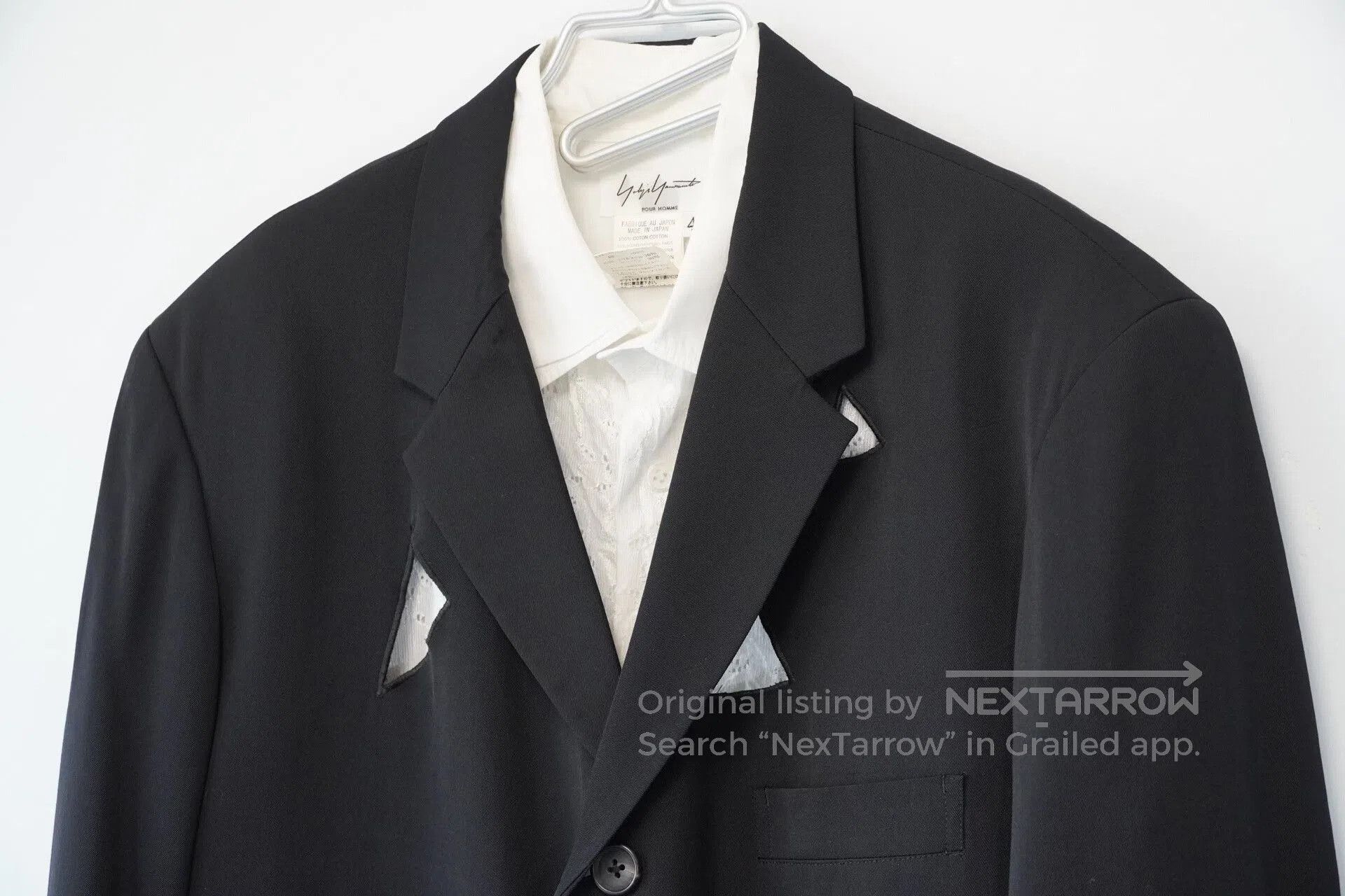 Yohji Yamamoto Yohji Yamamoto Black Wool Jacket. Size US S / EU 44-46 / 1 - 2 Thumbnail