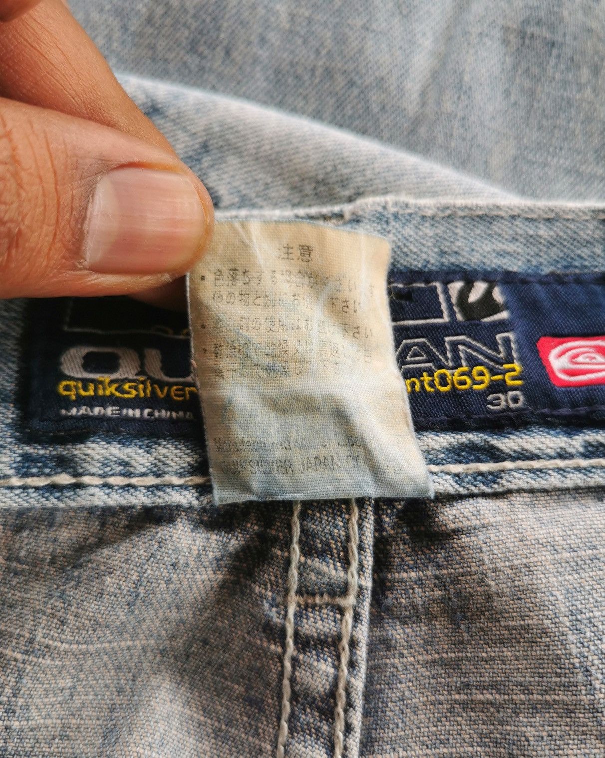 Quiksilver Vintage Quiksilver AFS Quikjean Denim Jeans Size US 30 / EU 46 - 11 Thumbnail