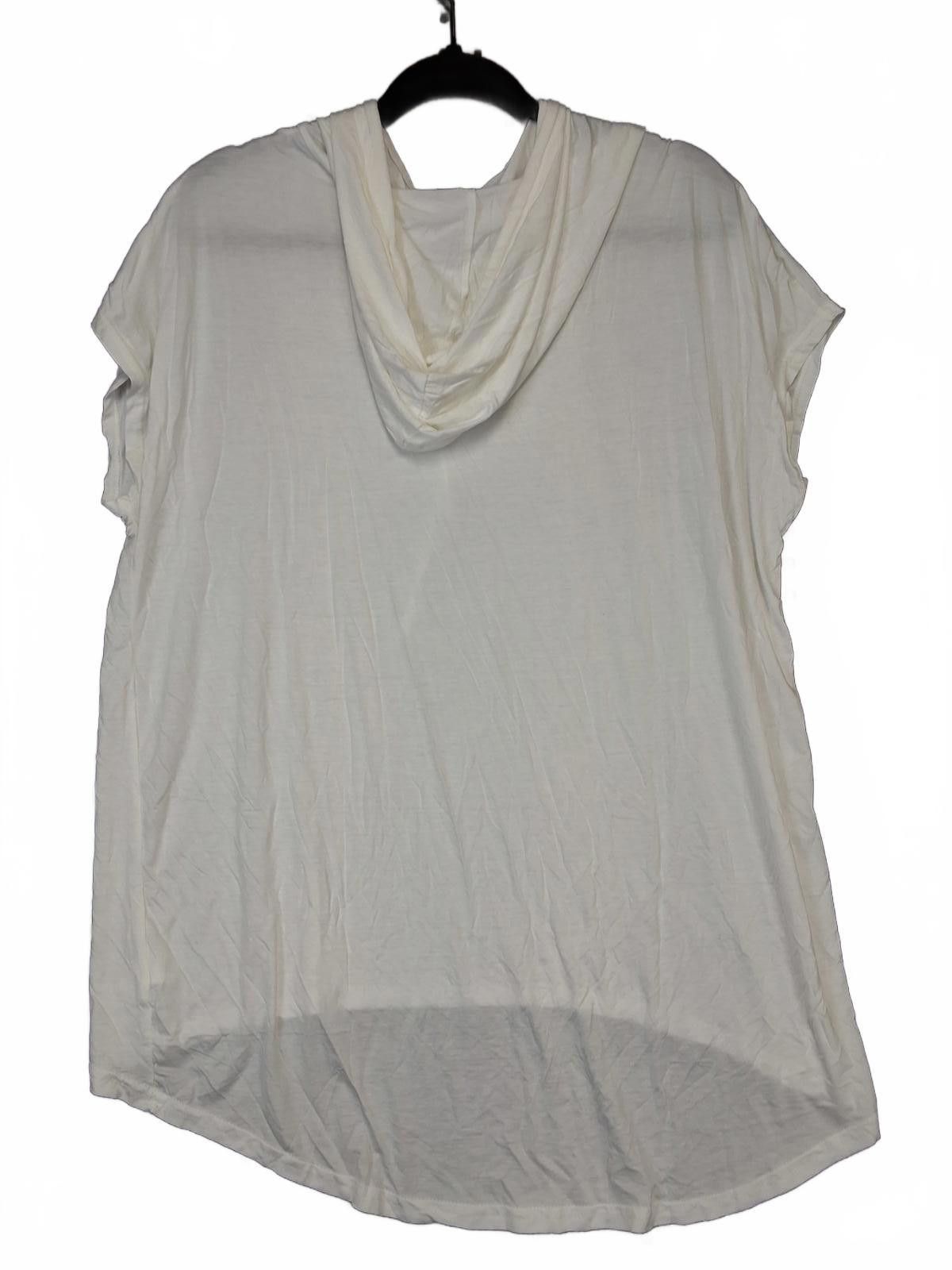Genetic Manipulation Shinichiro Kuriya Chic White Sleeveless Hooded Tunic - 2XL Size ONE SIZE - 3 Thumbnail