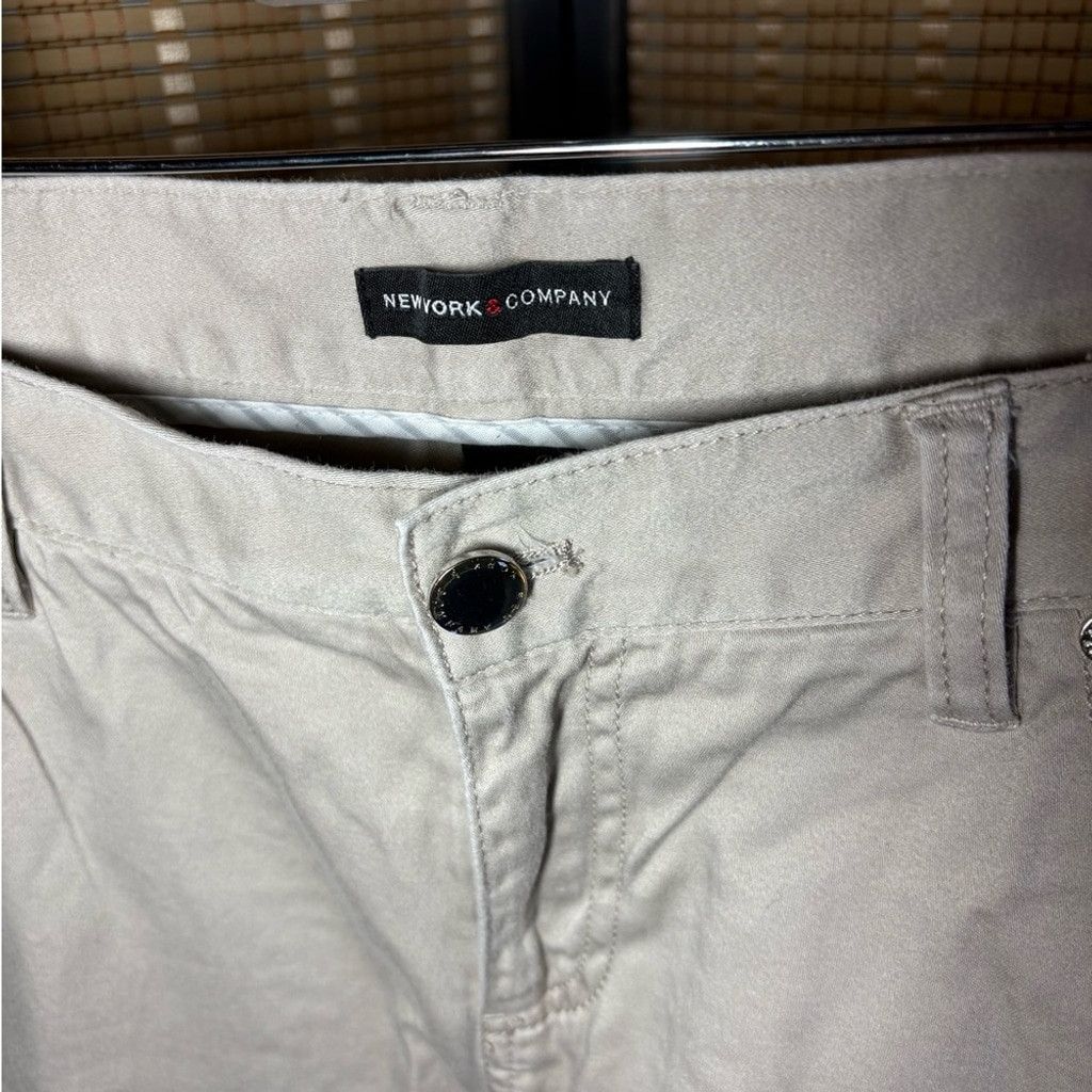 Other New York & Company Women's Beige Boot Cut Pants Size 36" / US 14 / IT 50 - 2 Thumbnail