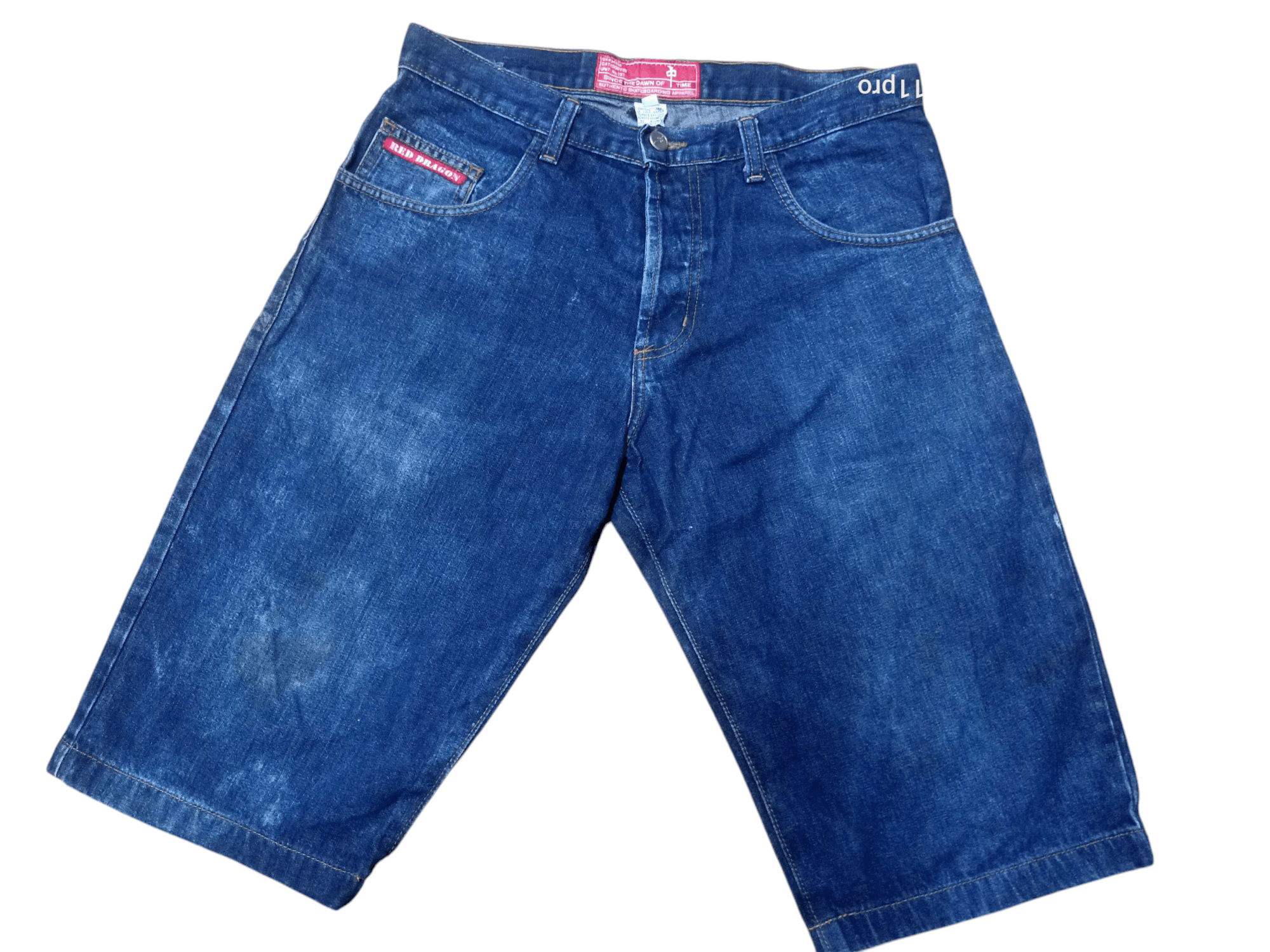 Santa Cruz Skateboards × Vintage Red Dragon 90s' Short Pants Men Size US 33 - 3 Thumbnail