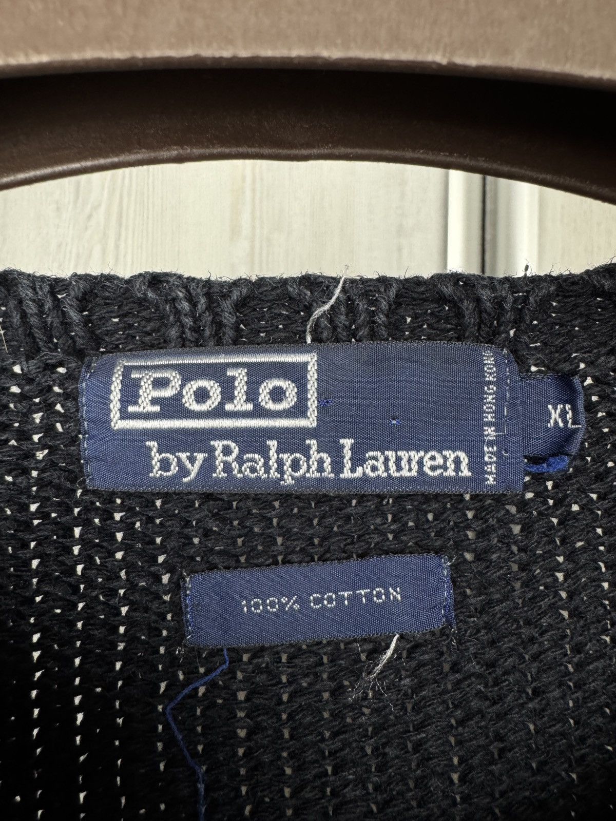 Polo Ralph Lauren Polo Ralph Lauren vintage blue knitted sweater Hong Kong Size US XL / EU 56 / 4 - 9 Thumbnail