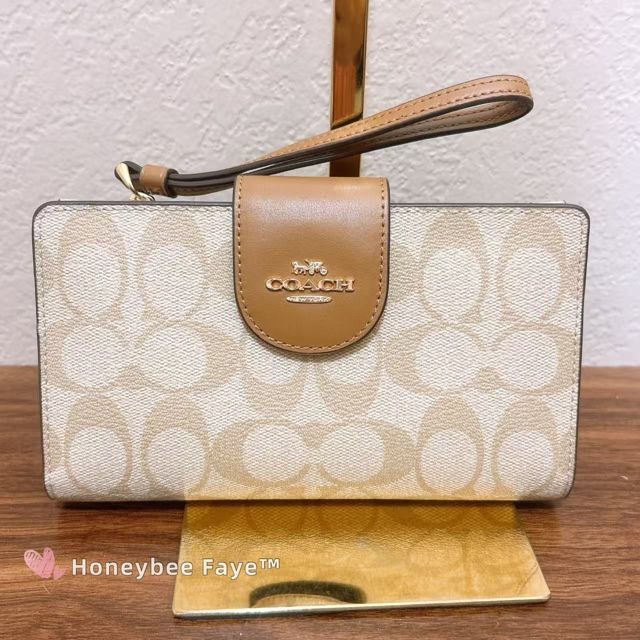 Coach Tech Phone Wallet In Colorblock Signature Canvas C2874 Size ONE SIZE - 1 Thumbnail