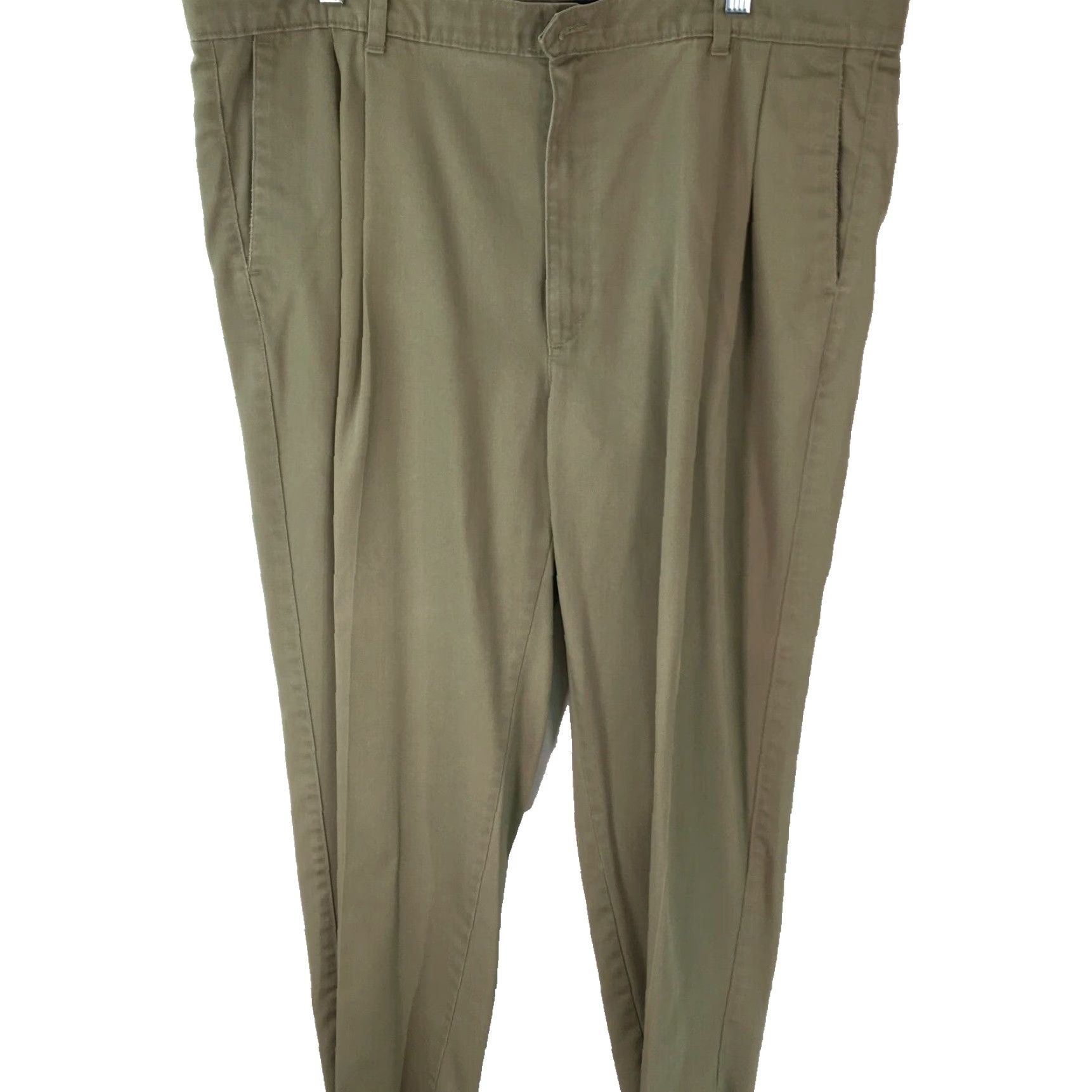Dockers DOCKERS Dress Pants Beige 42x30 Flat Front High Rise Classic 100% Cotton Men Pants Signature Khaki Size US 42 / EU 58 - 2 Thumbnail