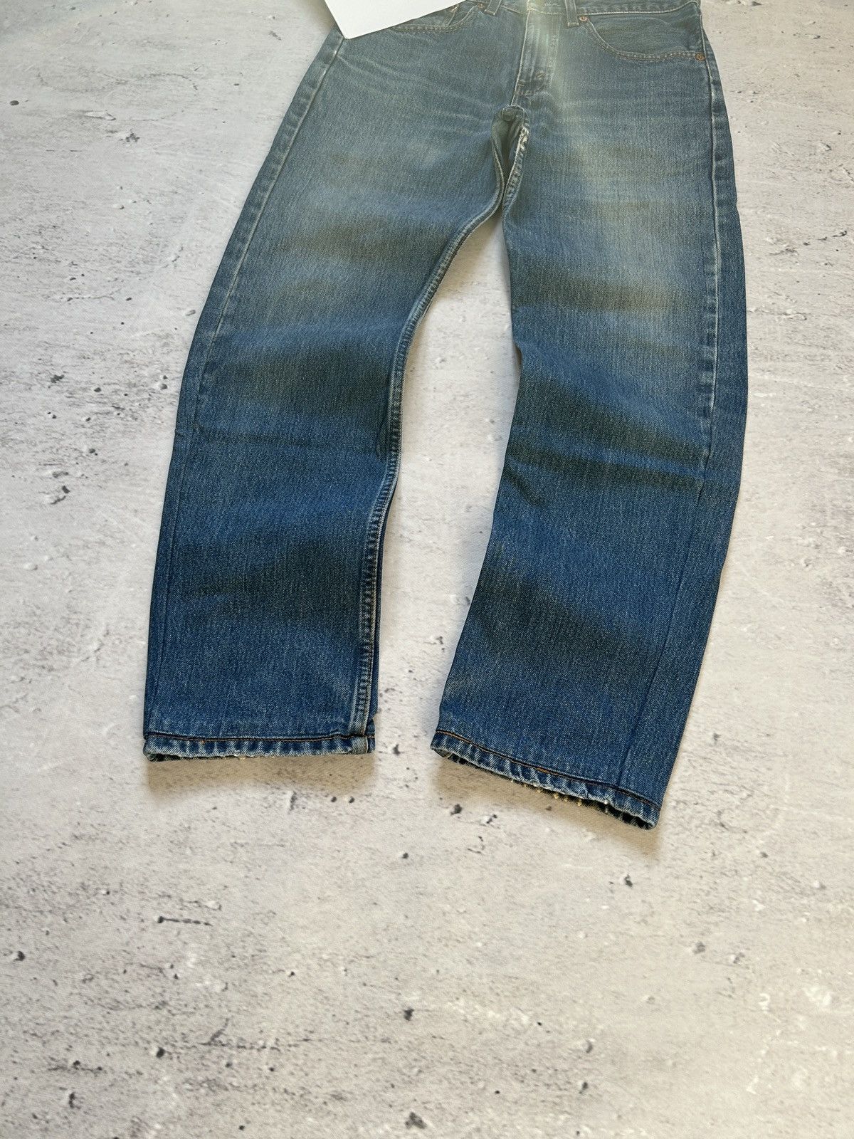 Levi's Vintage Clothing 💥SALE💥Vintage Levis 751 Distressed Washed Denim Jeans 00s Size US 31 - 8 Thumbnail