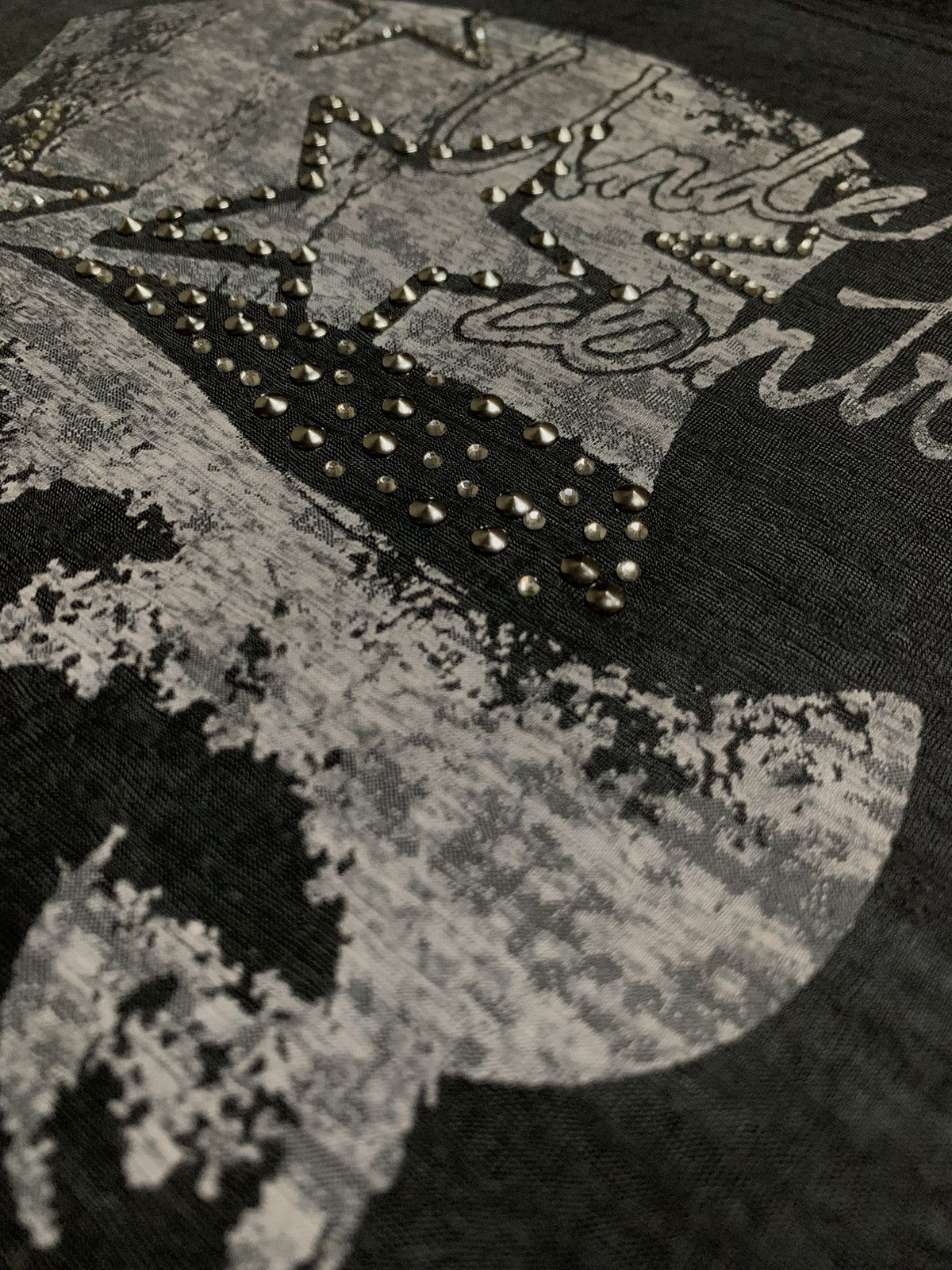 Japanese Brand GHOST OF HARLEM GOTHIC STUDED SKULL HYSTERIC GLAMOUR STYLE Size ONE SIZE - 3 Thumbnail
