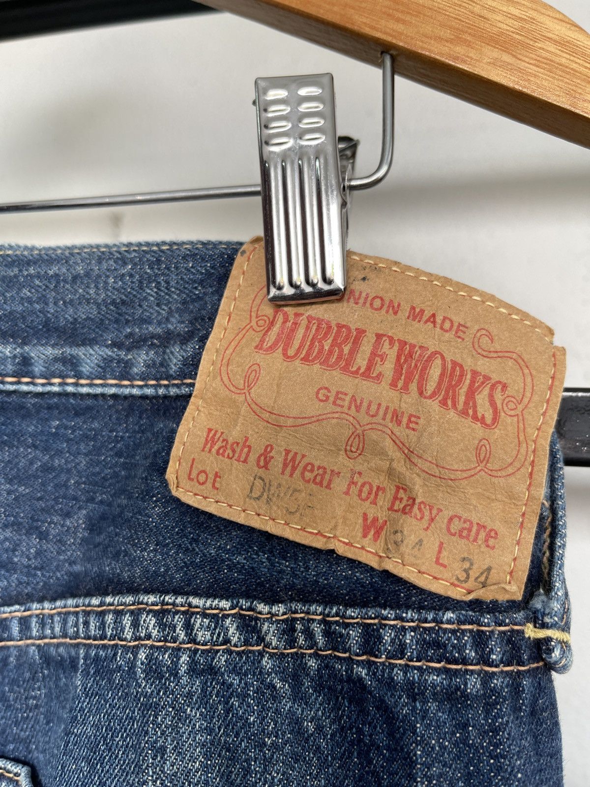 Warehouse Dubble Works by Warehouse Selvedge Denim Union Made Size US 34 / EU 50 - 8 Thumbnail