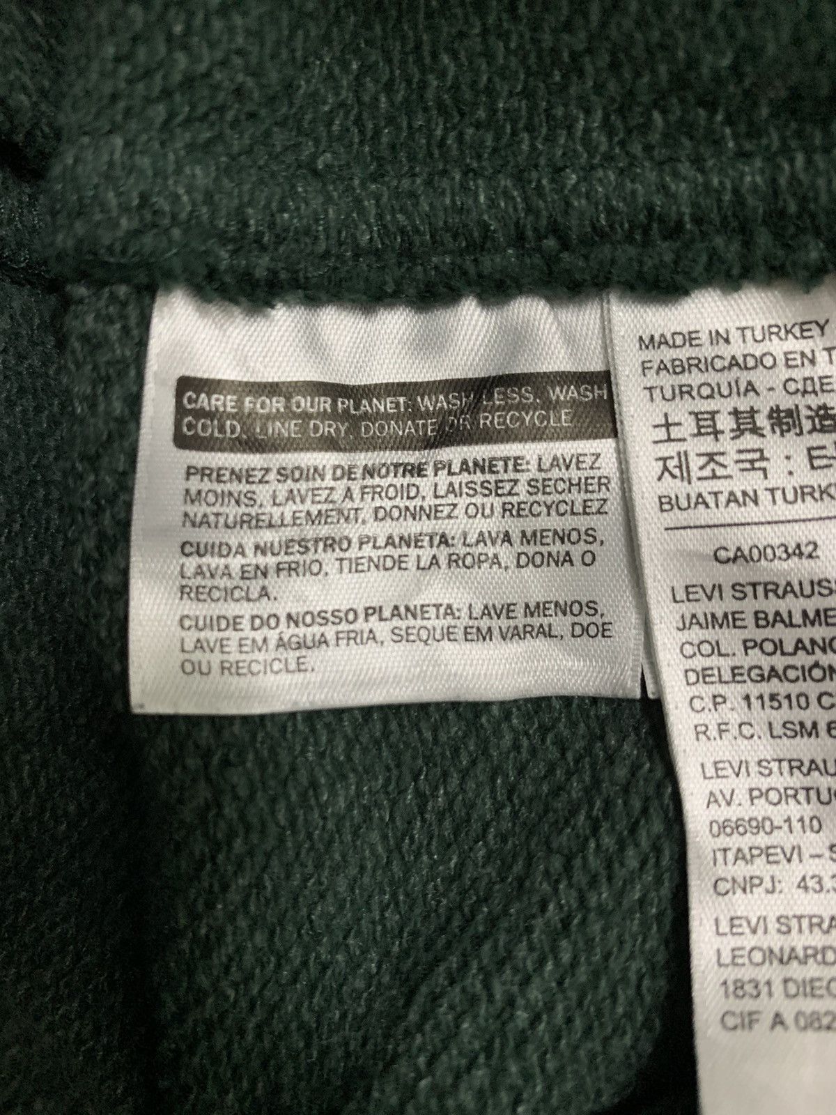 Levi's × Vintage VINTAGE LEVI’S GREEN JUMPER HOODIE Size US M / EU 48-50 / 2 - 7 Thumbnail