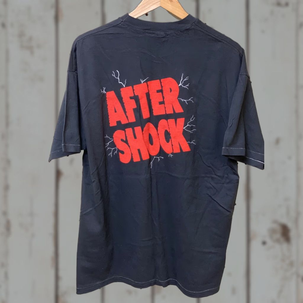 Vintage VINTAGE Murina AFTER SHOCK LIQUOR ALCOHOL T-SHIRT XL Black Crew Neck Short Sleeve USA Graphic Tee Mens Size US XL / EU 56 / 4 - 1 Thumbnail