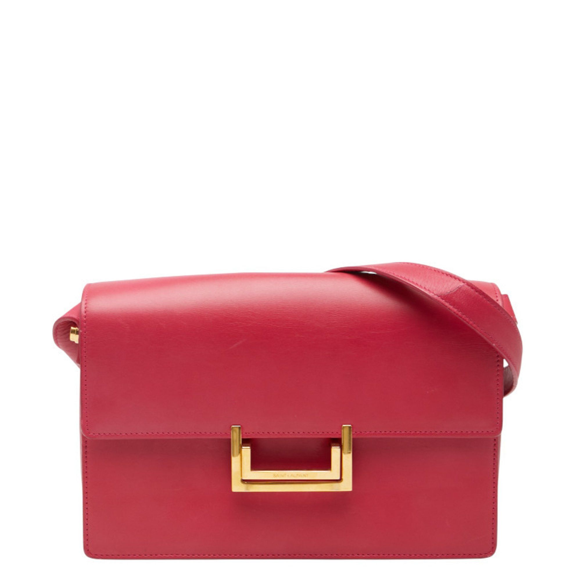 Saint Laurent Paris Saint Laurent Classic Lulu Crossbody Shoulder Bag in Pink Leather for Women Size ONE SIZE - 1 Thumbnail