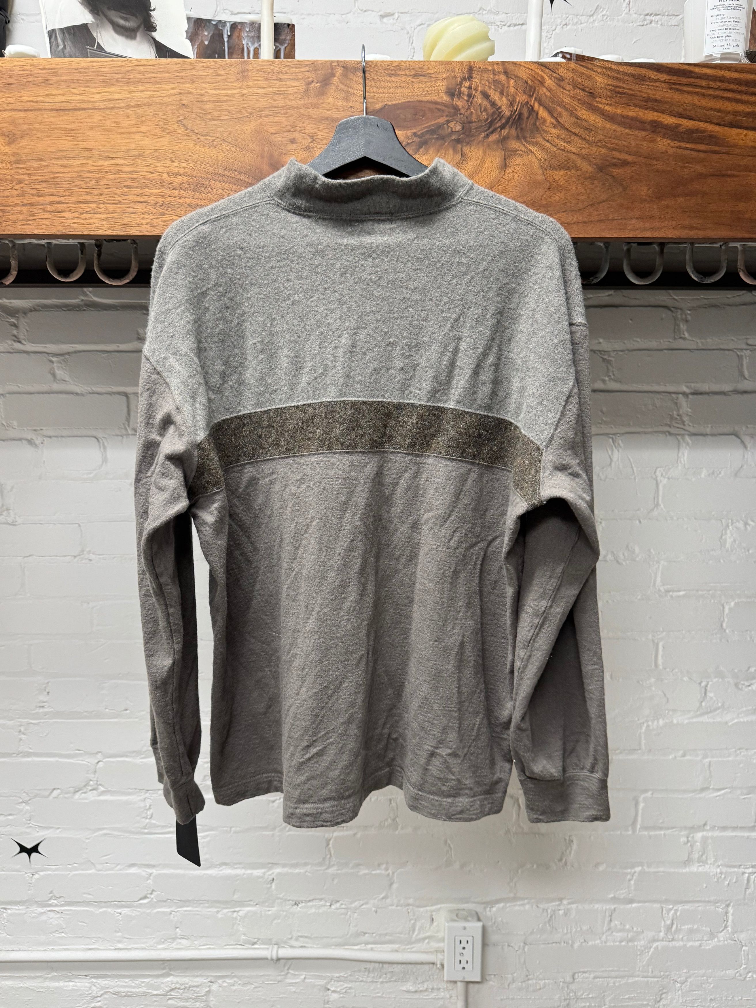 Comme des Garcons Vintage Comme Des Garçons Homme Wool Mock Neck Sweater Size US L / EU 52-54 / 3 - 4 Thumbnail