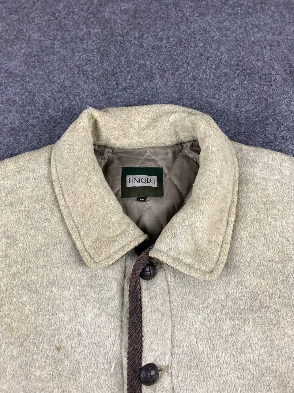 Japanese Brand vintage uniqlo green label fleece jacket quilted lining Size US M / EU 48-50 / 2 - 2 Thumbnail