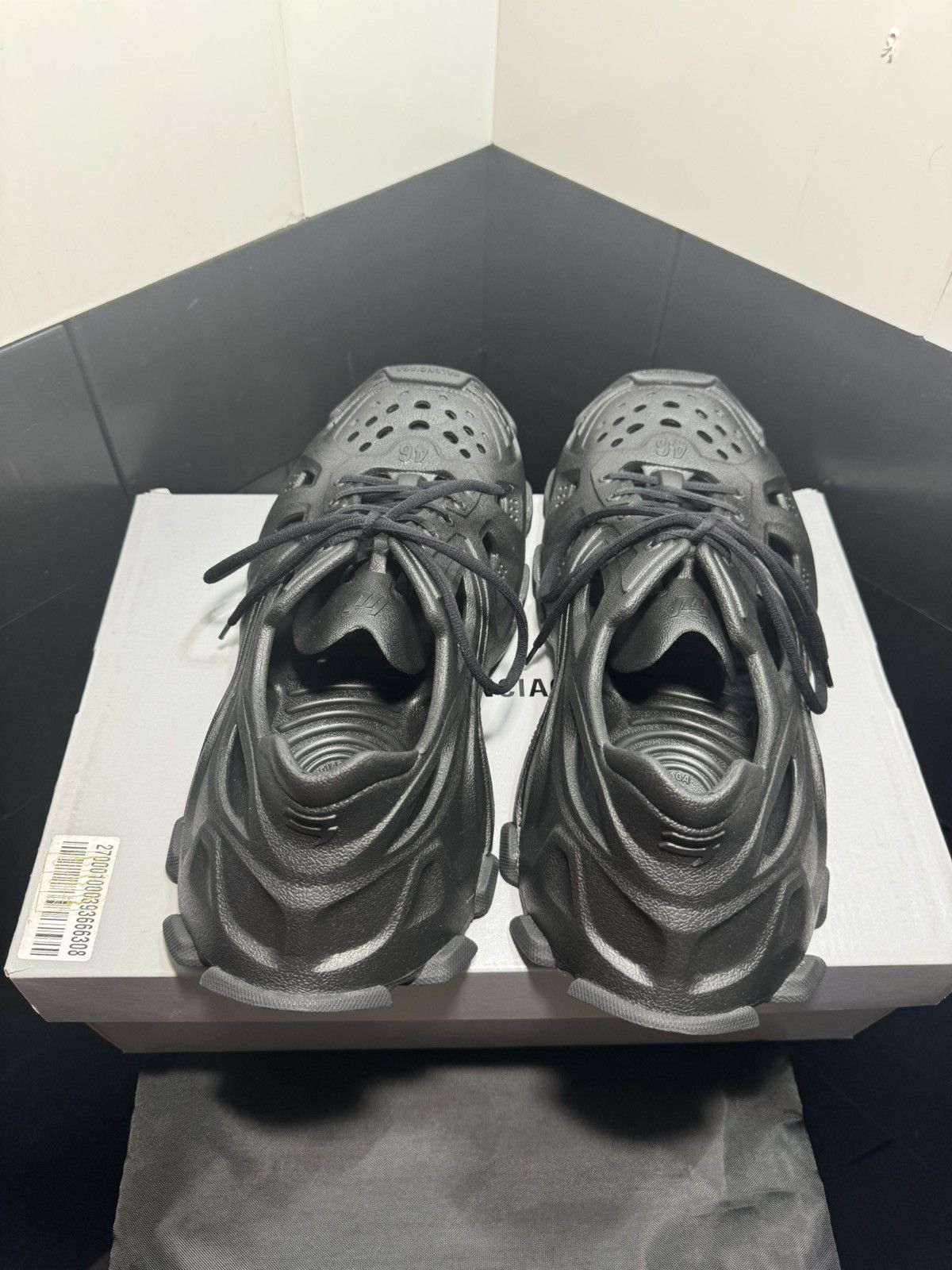 Balenciaga Balenciaga Lace Up HD Black Size 46 (US13) Size US 13 / EU 46 - 4 Thumbnail
