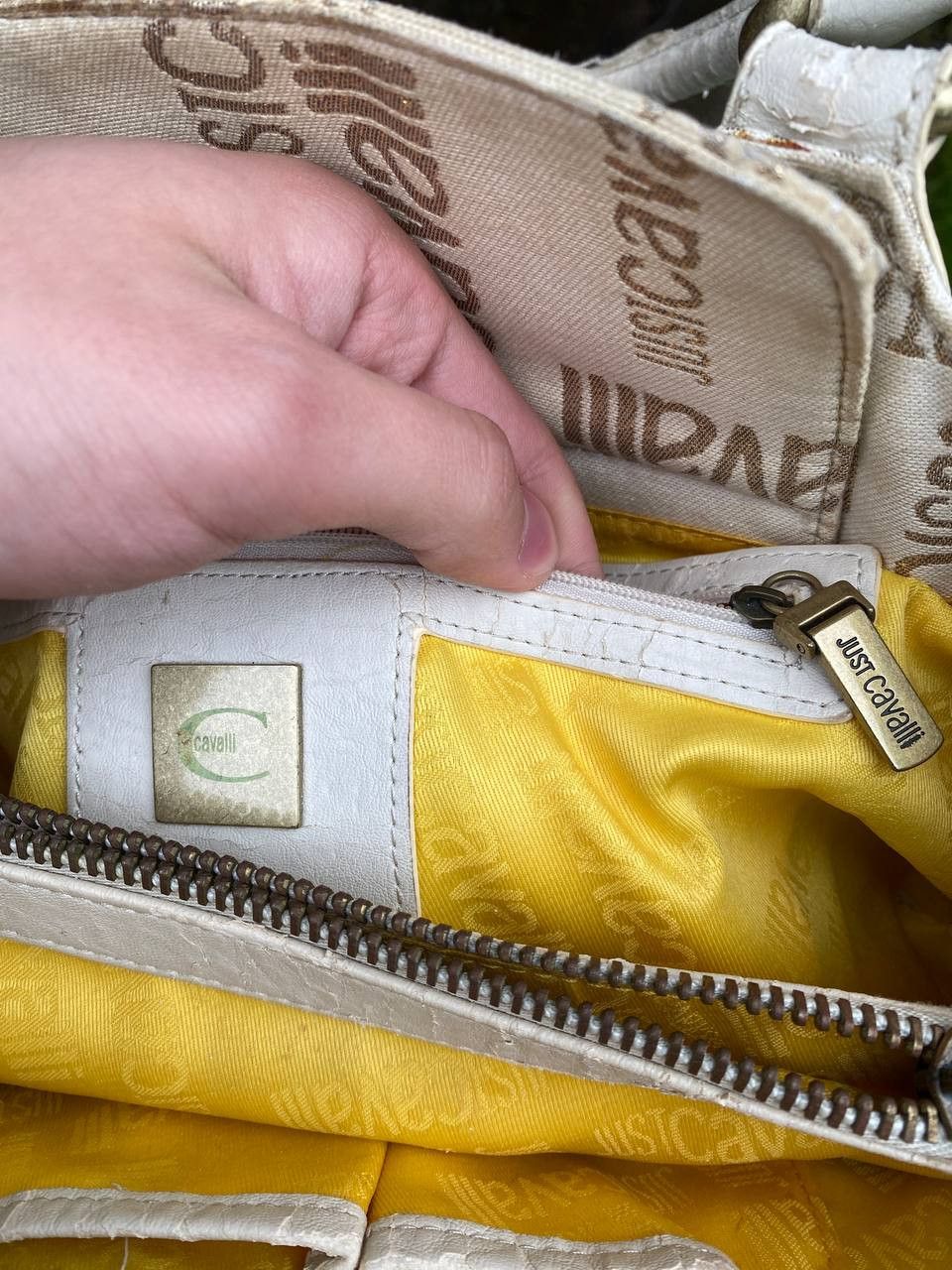 Just Cavalli × Vintage Just Cavalli Logo print Studded Bag Y2K vintage Size ONE SIZE - 5 Thumbnail