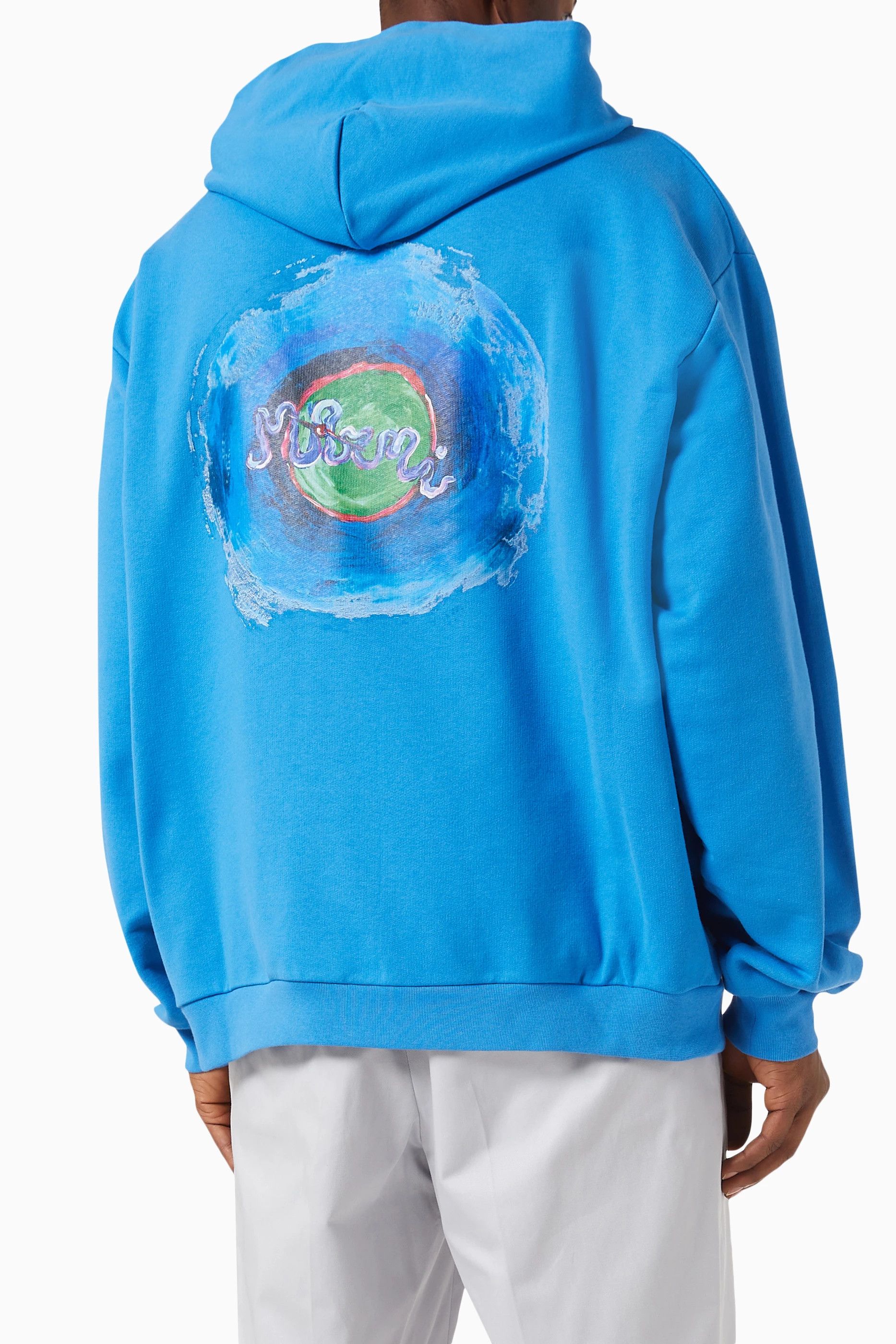 Marni o1y0225 Hoodie in Blue Size US M / EU 48-50 / 2 - 4 Thumbnail