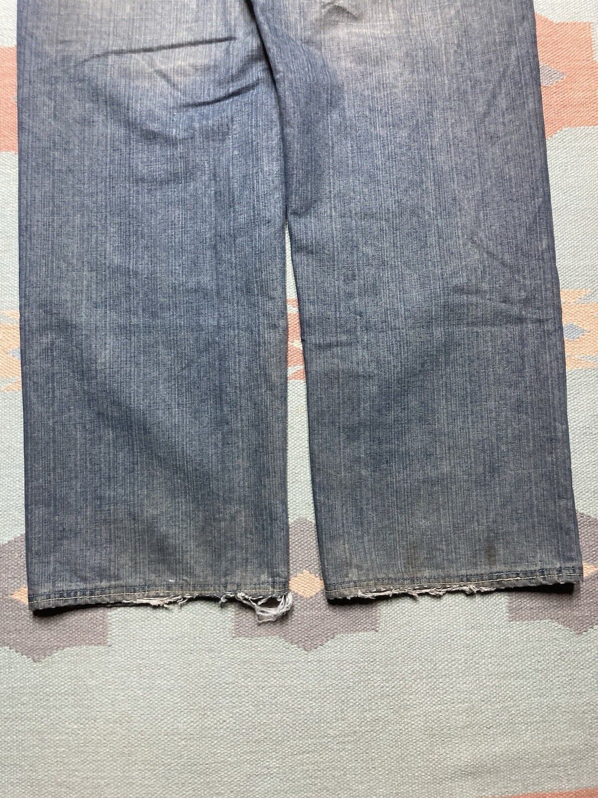 Rocawear × Vintage Vtg y2k baggy jeans rocawear wide skater embroidered 38x33 Size US 38 / EU 54 - 2 Thumbnail