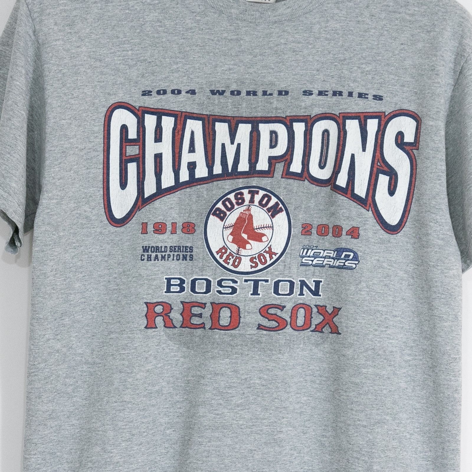 Vintage Vintage Y2K Boston Red Sox 2004 Champions T Shirt Medium Size US M / EU 48-50 / 2 - 3 Thumbnail