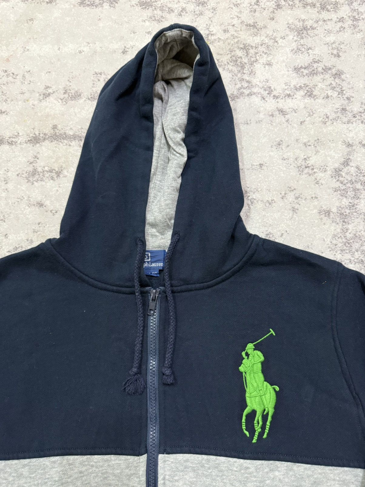 Polo Ralph Lauren Polo by Ralph Lauren Two Tone Colour Zip Up Sweater Hoodie Size US S / EU 44-46 / 1 - 5 Thumbnail
