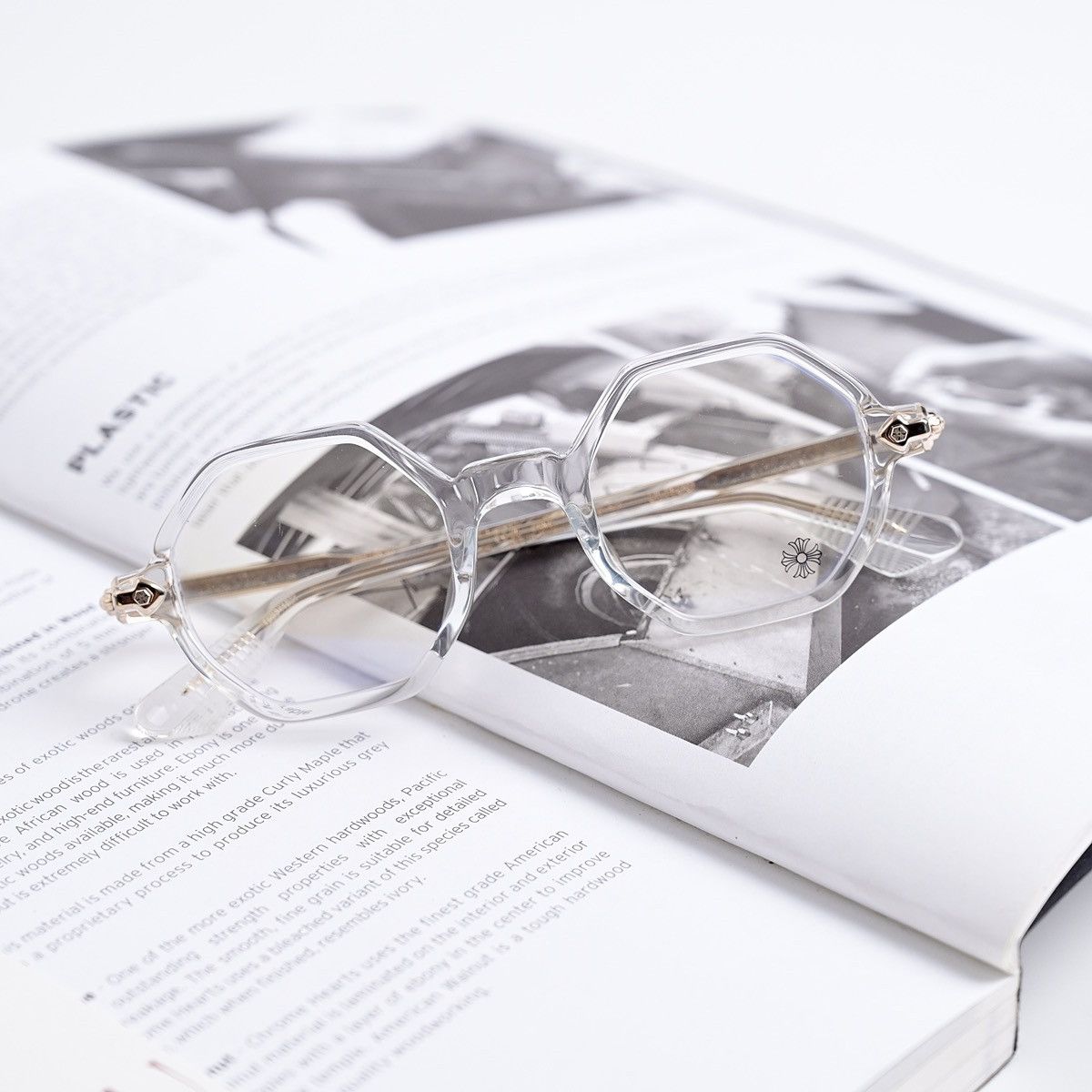 Chrome Hearts CHROME HEARTS CLITCO CRYSTAL GLASSES Size ONE SIZE - 3 Thumbnail
