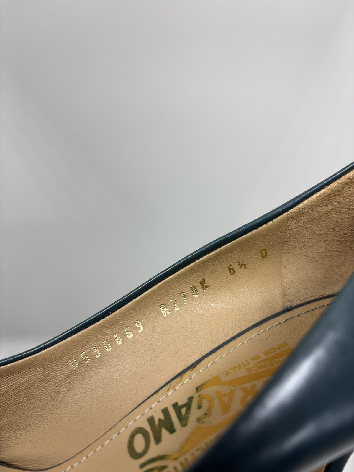Salvatore Ferragamo Womens heels Salvatore Ferragamo Size 6 1/2 Color Blue Size US 6.5 / IT 36.5 - 9 Thumbnail
