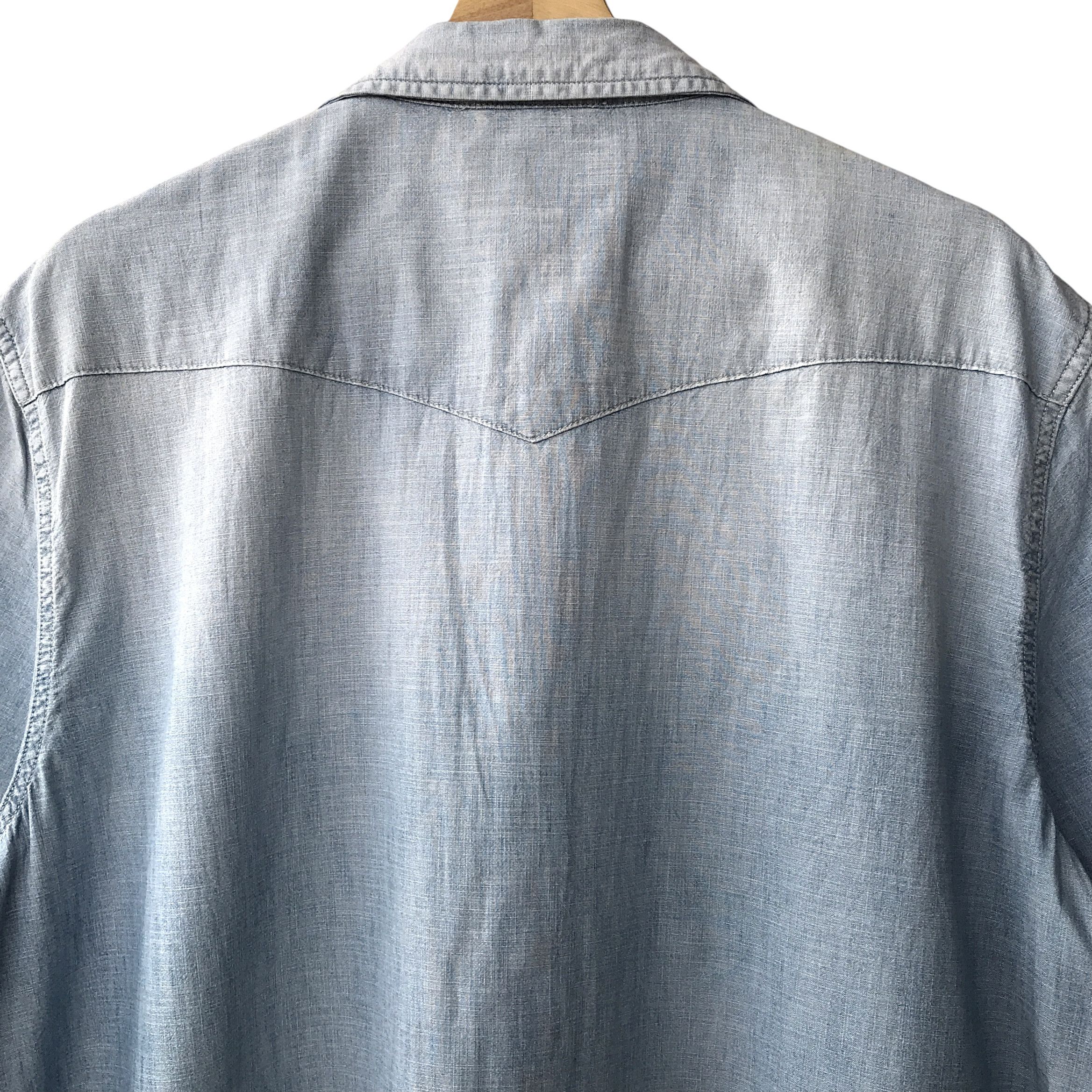 Denim & Supply Ralph Lauren × Ralph Lauren Denim & Supply By Ralph Lauren RL Chambray Western Shirt Size US XL / EU 56 / 4 - 4 Thumbnail