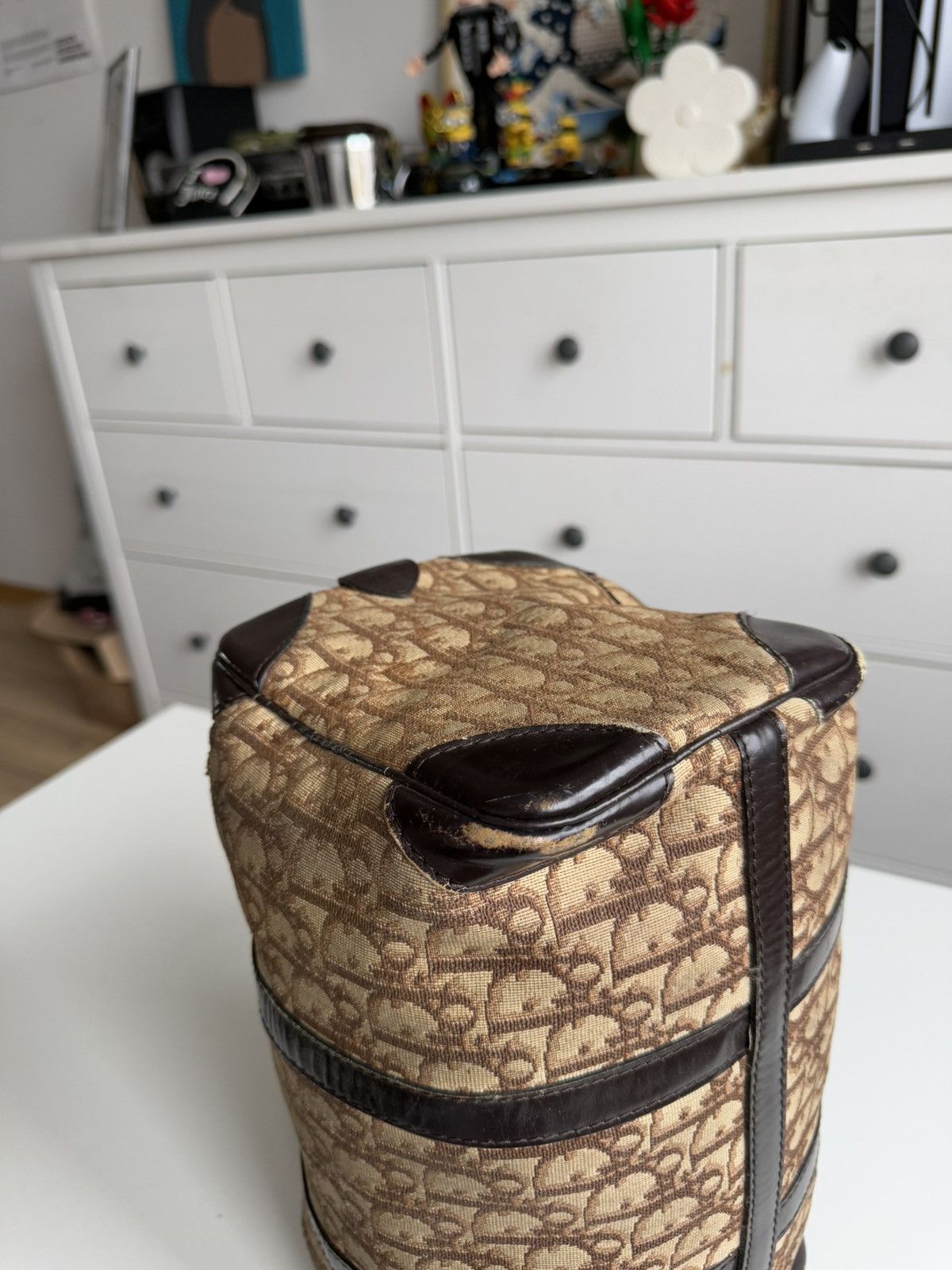 Designer × Dior × Vintage Vintage 90s Dior monogram bowling bag old money designer y2k Size ONE SIZE - 14 Thumbnail