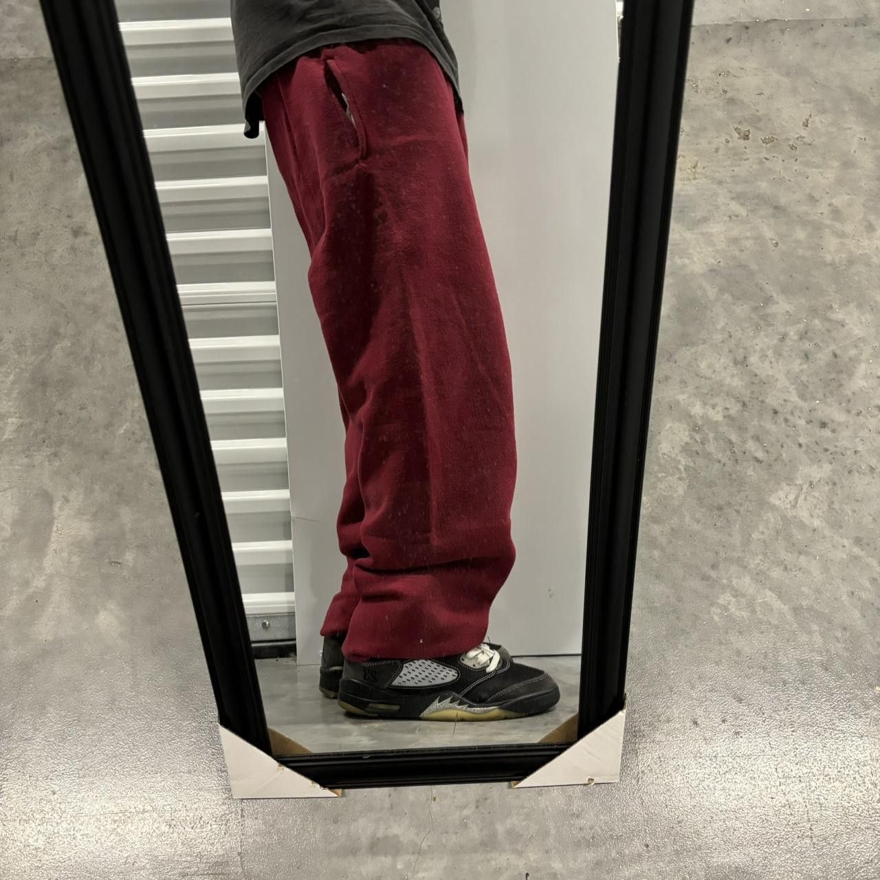 Japanese Brand × Vintage Crazy Vintage 90s Red Skater Comfy Essential Sweatpants! Size US 28 / EU 44 - 2 Thumbnail